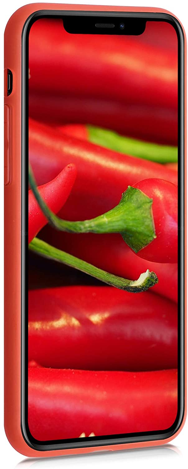 KW iPhone 11 Pro Θήκη Σιλικόνης TPU - Neon Red - 49781.111