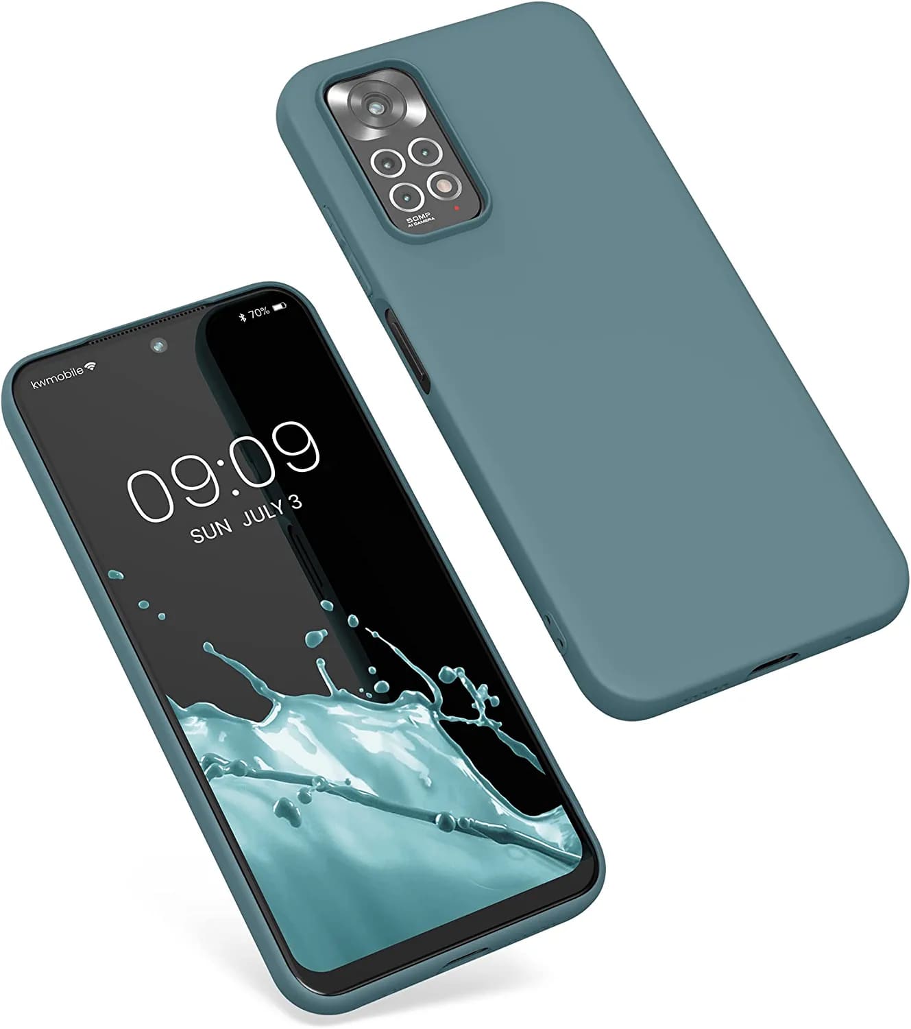 KW Xiaomi Redmi Note 11 / Redmi Note 11S Θήκη Σιλικόνης TPU - Antique Stone - 57368.246