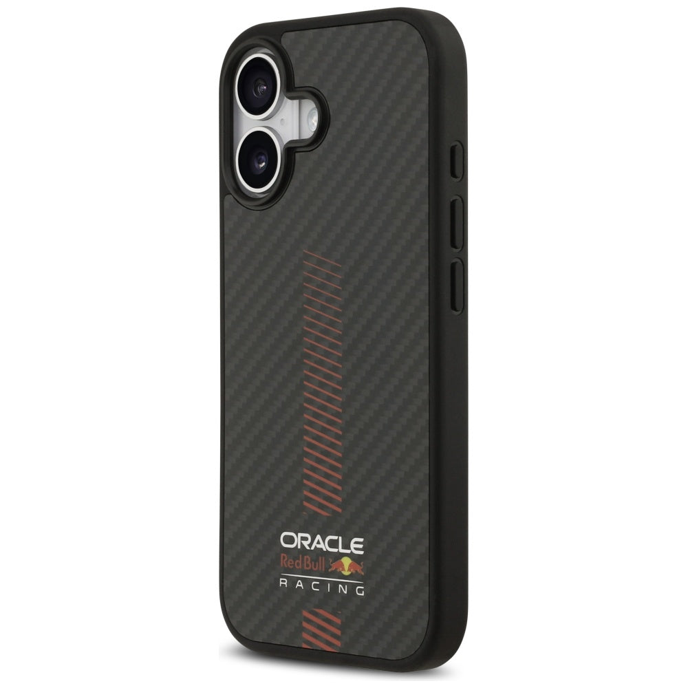 Red Bull iPhone 17 - Kevlar Powerbar MagSafe - Σκληρή Θήκη με Πλαίσιο Σιλικόνης - Black - RBHMP17S24CFGSMK