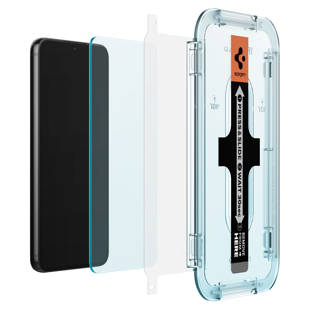 Spigen Samsung Galaxy S22 Plus Glas.TR EZ Fit 0.2mm 2.5D 9H Tempered Glass Αντιχαρακτικό Γυαλί Οθόνης - 2 Τεμάχια - Clear - AGL04145