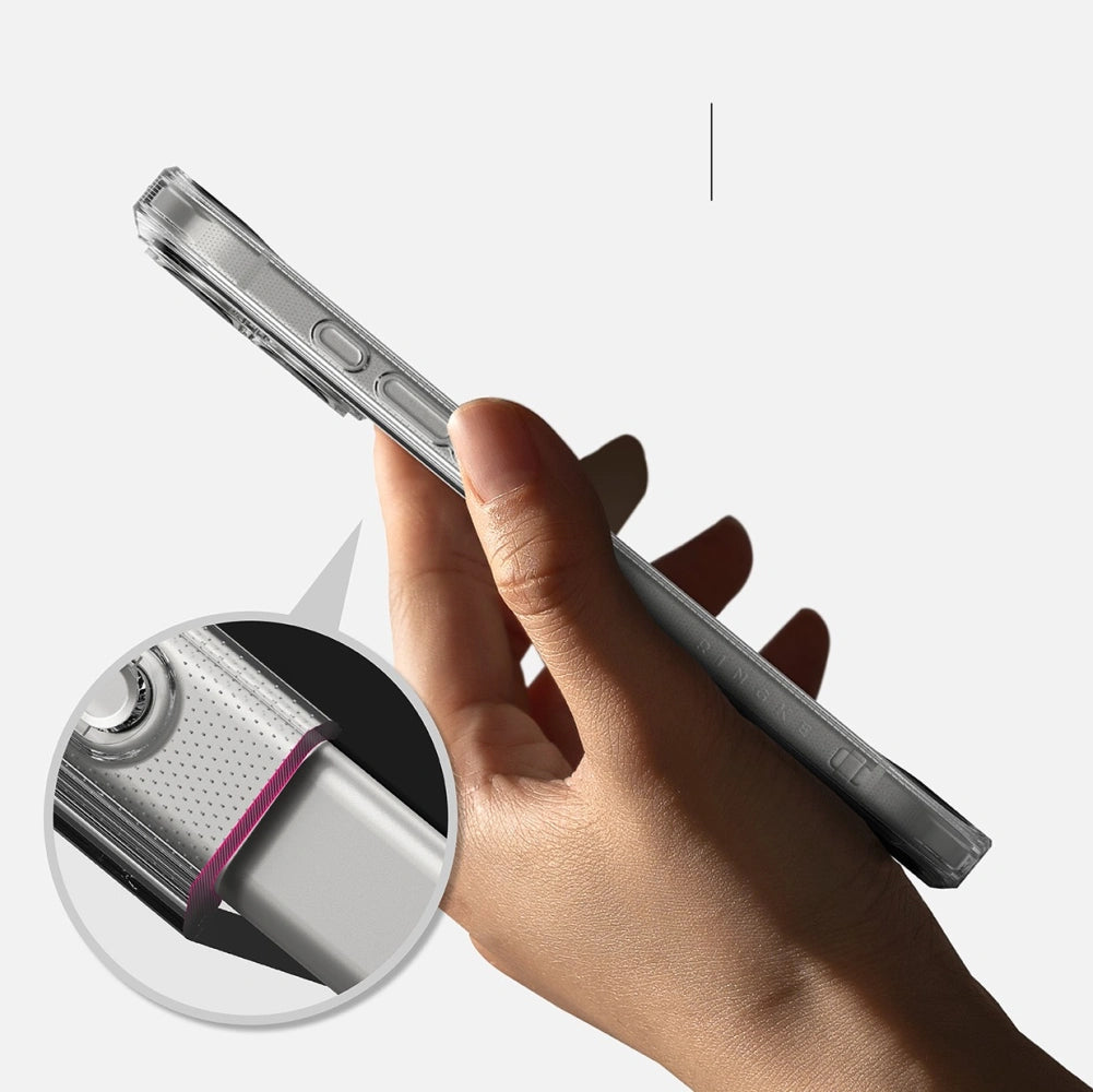 Ringke iPhone 17 Fusion Σκληρή Θήκη με Πλαίσιο Σιλικόνης - Διάφανη