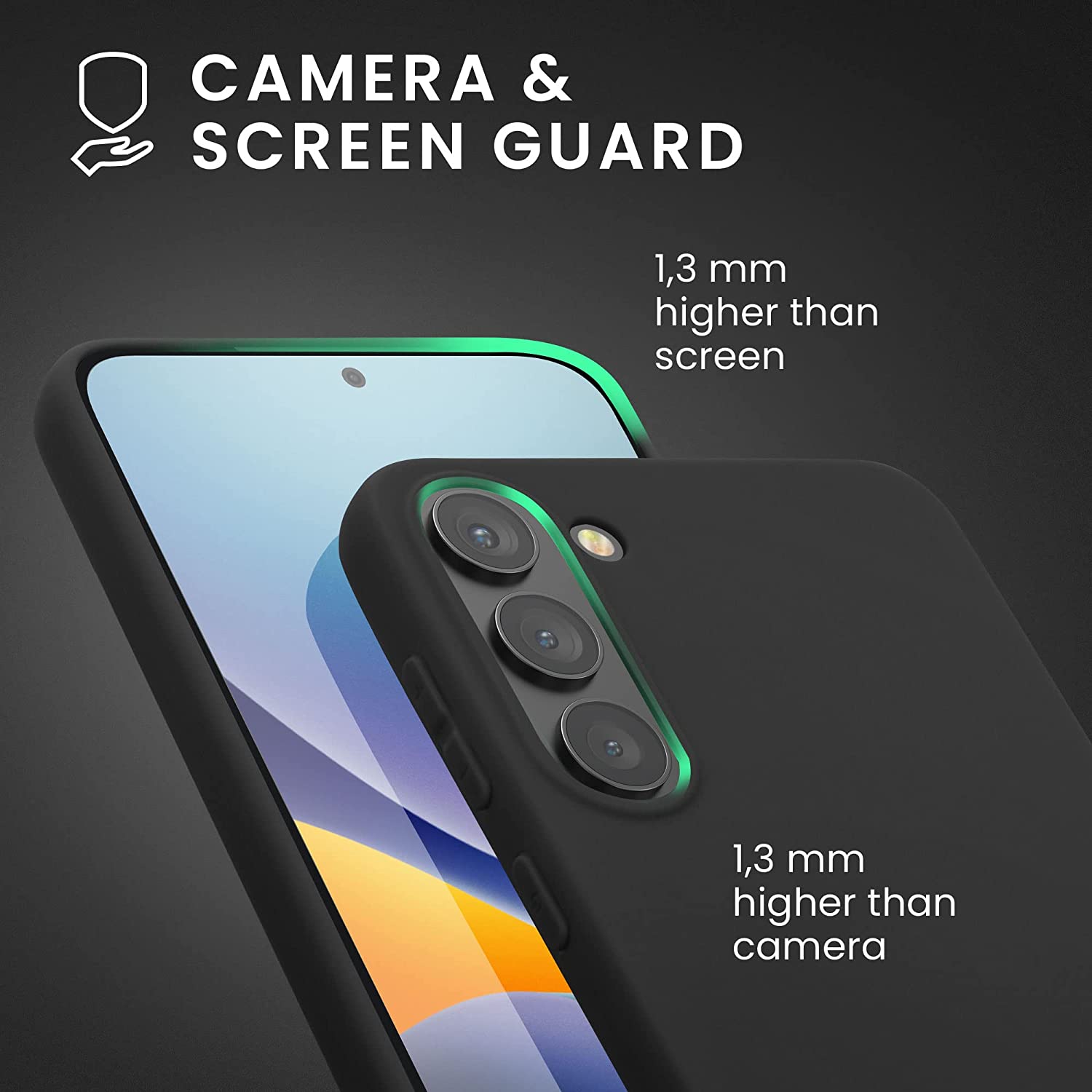 KW Samsung Galaxy S23+ Θήκη Σιλικόνης TPU - Black - 60283.01