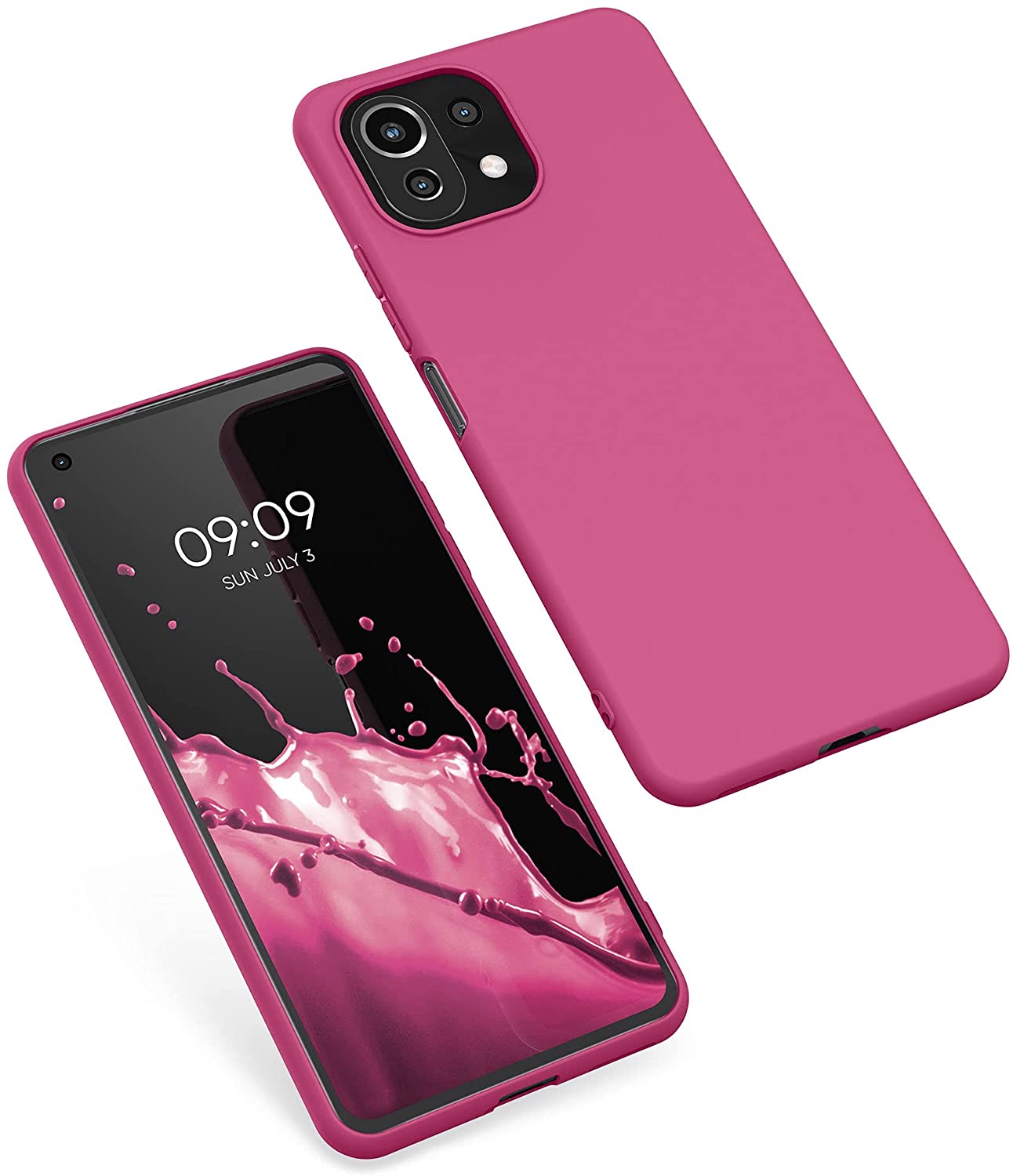 KW Xiaomi Mi 11 Lite / Mi 11 Lite 5G Θήκη Σιλικόνης TPU - Raspberry Sorbet - 54726.213