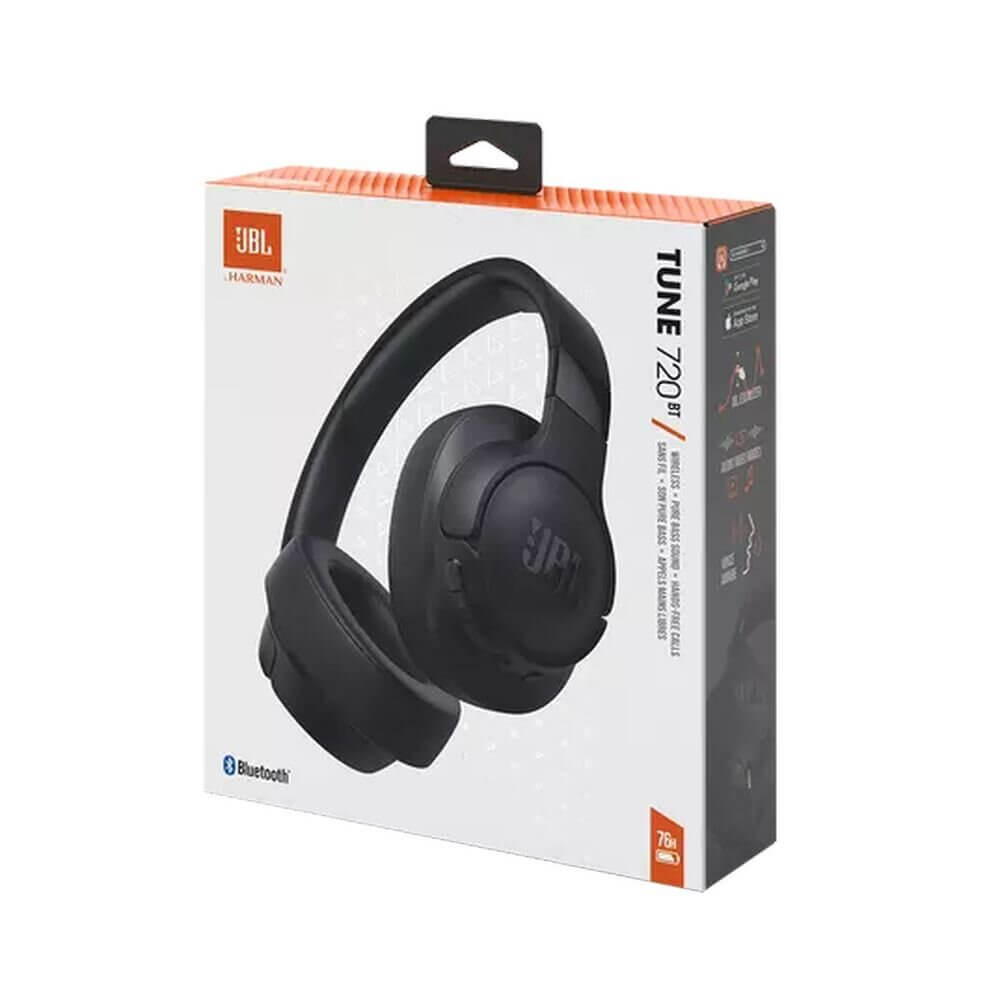 JBL Tune 720BT On-Ear Ασύρματα Bluetooth 5.3 Ακουστικά - Black