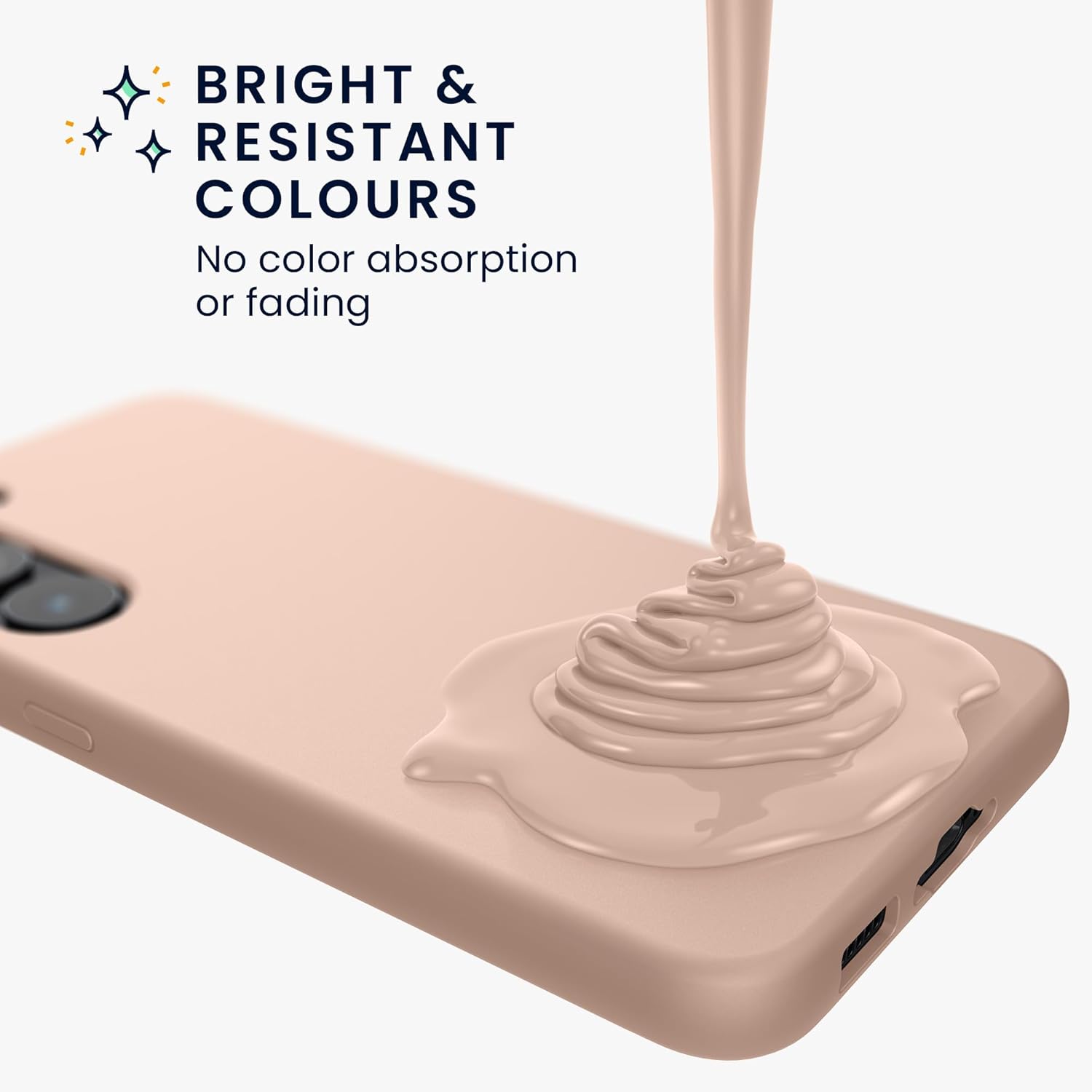 KW Samsung Galaxy A55 5G Θήκη Σιλικόνης Rubberized TPU - Coconut Swirl