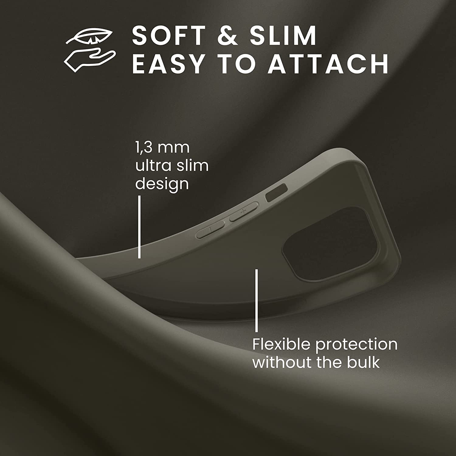 KW iPhone 14 Pro Max Λεπτή Θήκη Σιλικόνης TPU - Olive Green Matte - 59078.101