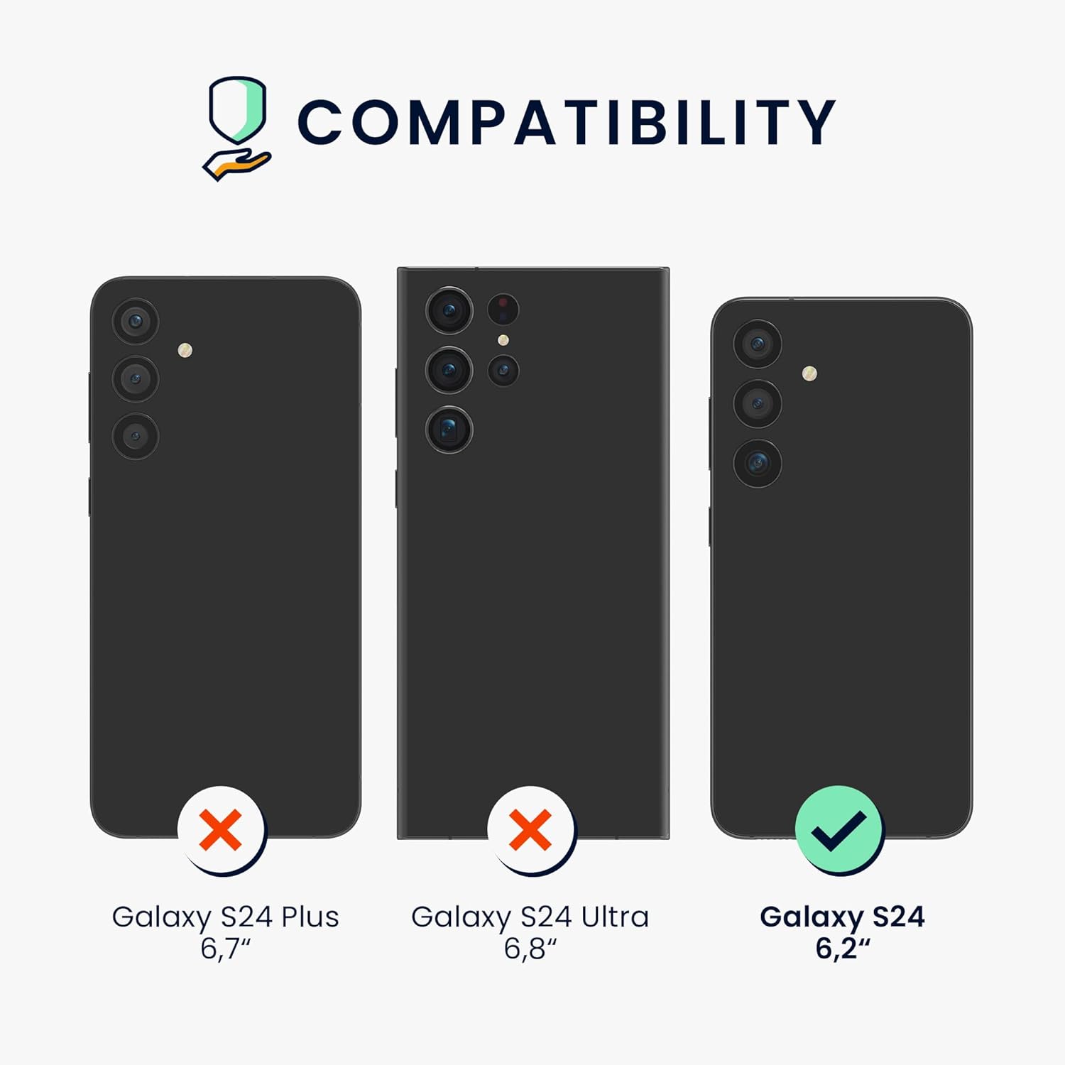 KW Samsung Galaxy S24 Θήκη Σιλικόνης Rubberized TPU - Black