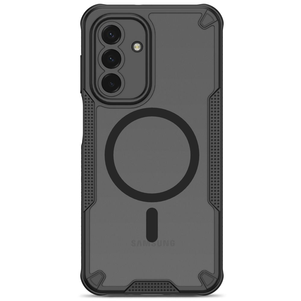 Tech-Protect Samsung Galaxy A17 4G / 5G / A18 4G / A26 4G / 5G - Σκληρή Θήκη με Πλαίσιο Σιλικόνης και MagSafe - Rugged Shield MagSafe - Matte Black