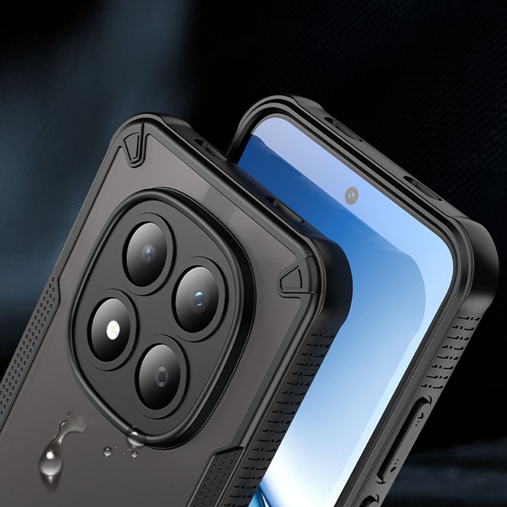 Tech - Protect Xiaomi Redmi Note 15 Pro 5G - Σκληρή Θήκη με Πλαίσιο Σιλικόνης - Rugged Shield - Matte Black