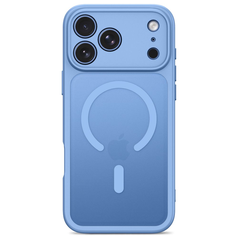 Tech-Protect iPhone 17 Pro / 18 Pro - Σκληρή Θήκη με Πλαίσιο Σιλικόνης και MagSafe - BasicMag - Matte Light Blue
