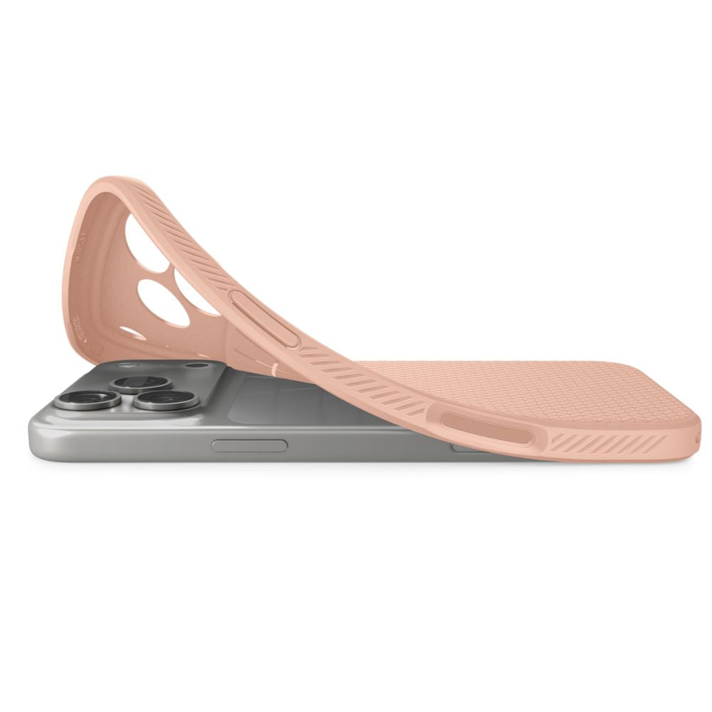 Spigen iPhone 18 Pro Max / iPhone 17 Pro Max - Θήκη Σιλικόνης - Liquid Air - Rose Titanium