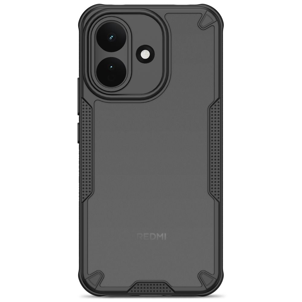 Tech-Protect Xiaomi Redmi Note 17 Pro 5G - Σκληρή Θήκη με Πλαίσιο Σιλικόνης - Rugged Shield - Matte Black