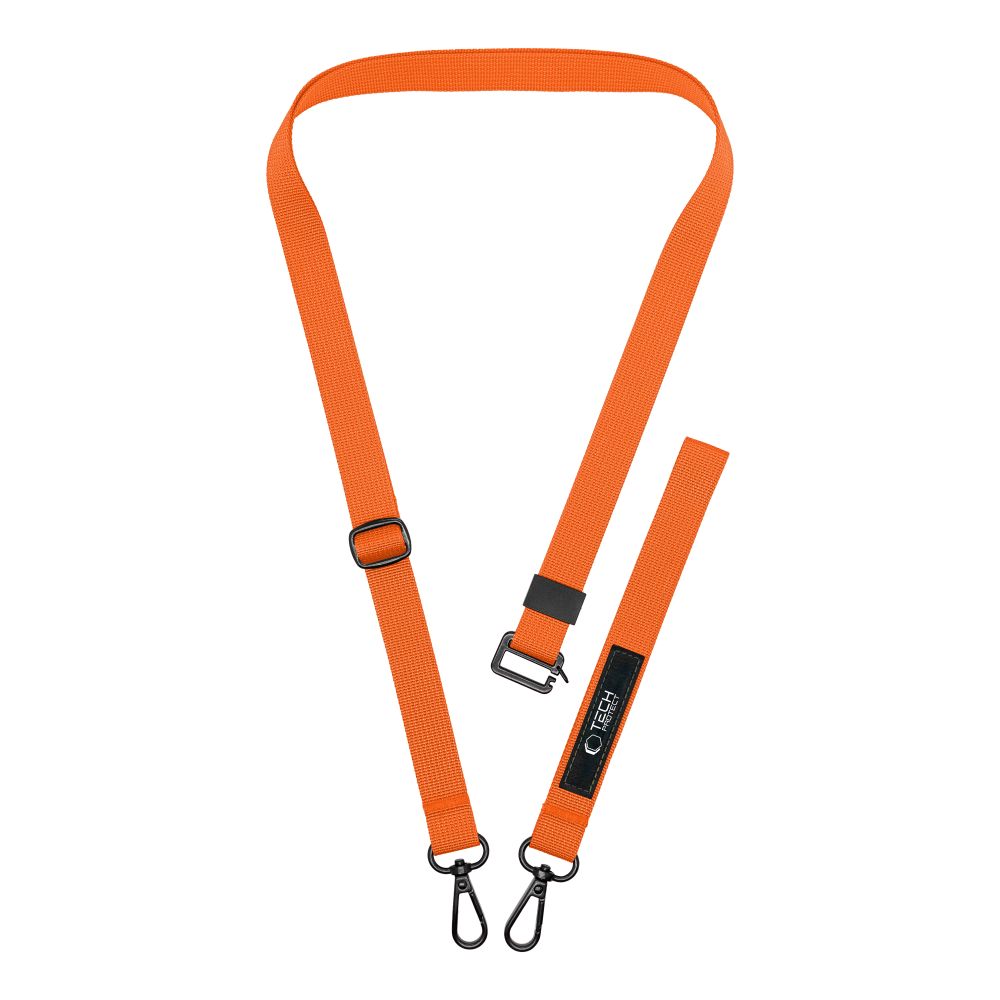 Tech-Protect Universal Λουράκι για Θήκη Κινητού - C6S Rope CrossBody Strap - Cosmic Orange