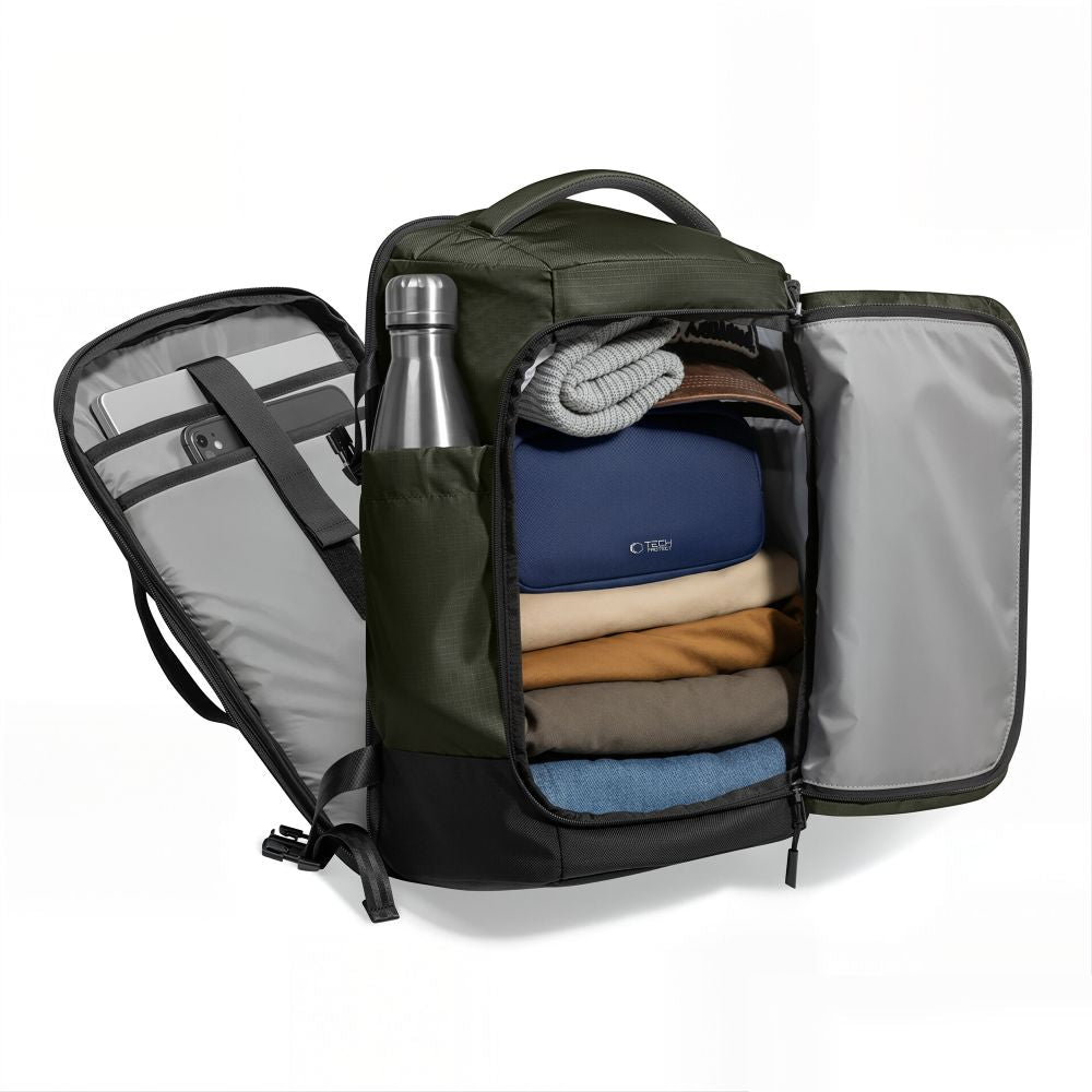 Tech-Protect Σακίδιο Καμπίνας για Laptop - 24L - Defender S70 - Military Green