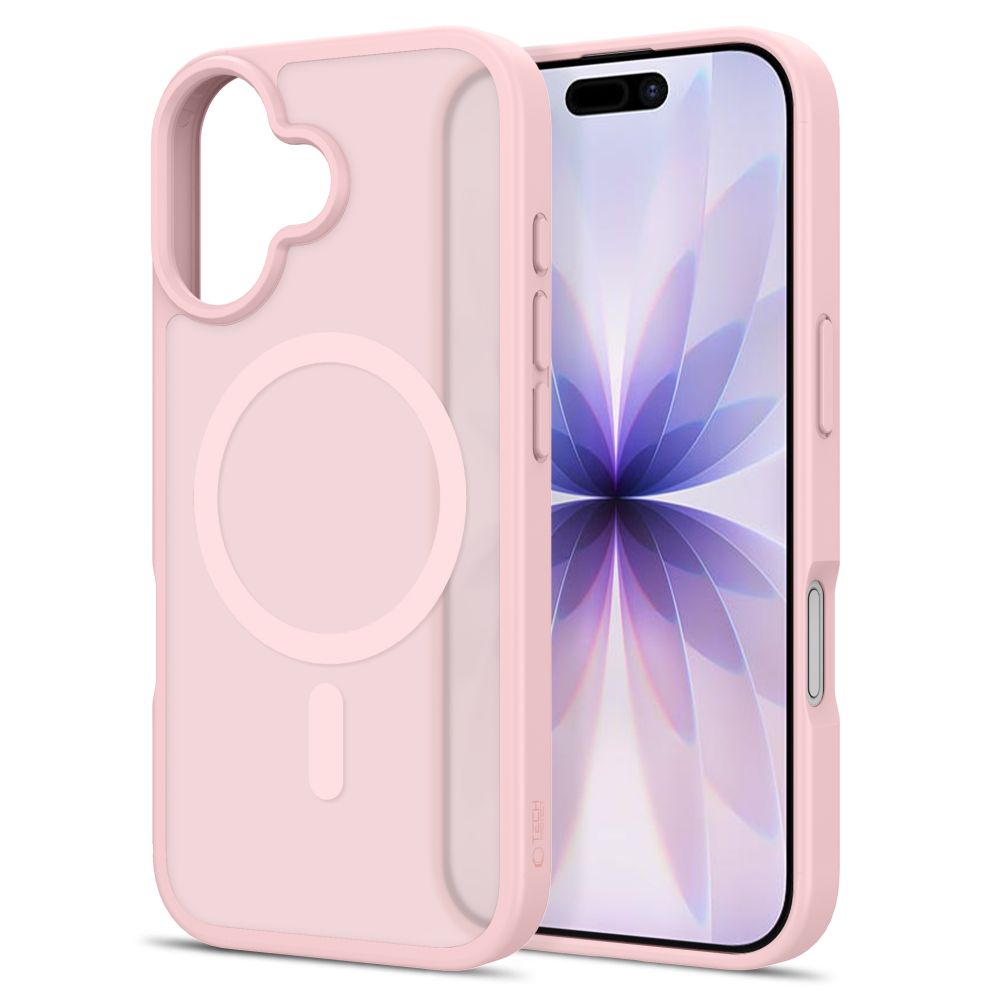 Tech-Protect iPhone 17 - Σκληρή Θήκη με Πλαίσιο Σιλικόνης και MagSafe - BasicMag - Matte Pink