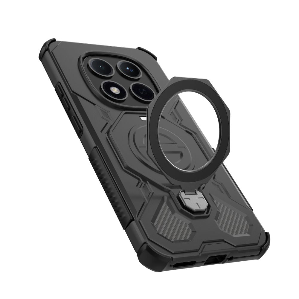 Tech - Protect Xiaomi Redmi Note 15 Pro+ 5G / Poco M8 Pro - Σκληρή Θήκη με Πλαίσιο Σιλικόνης MagSafe και Stand - Tacticstand MagSafe - Matte Black