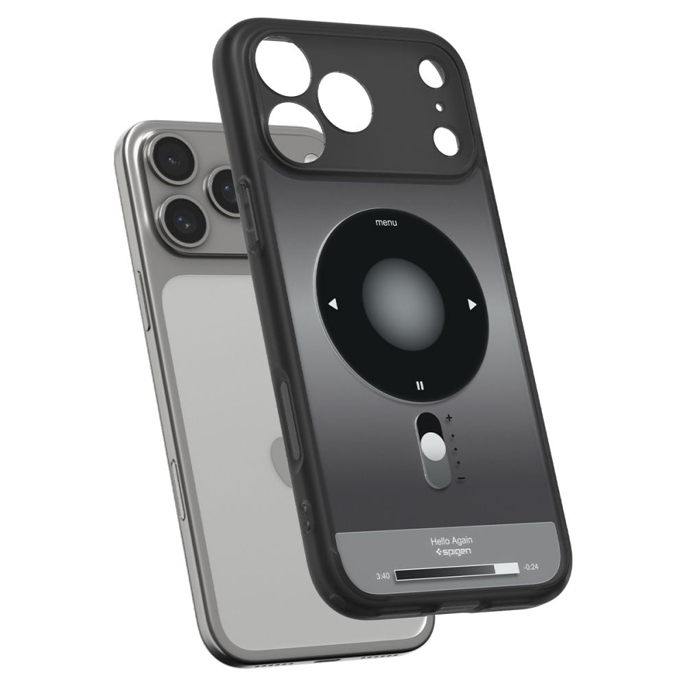 Spigen iPhone 18 Pro Max / iPhone 17 Pro Max - Σκληρή Θήκη με Πλαίσιο Σιλικόνης Και MagSafe - Ultra Hybrid Classic - Classic Black