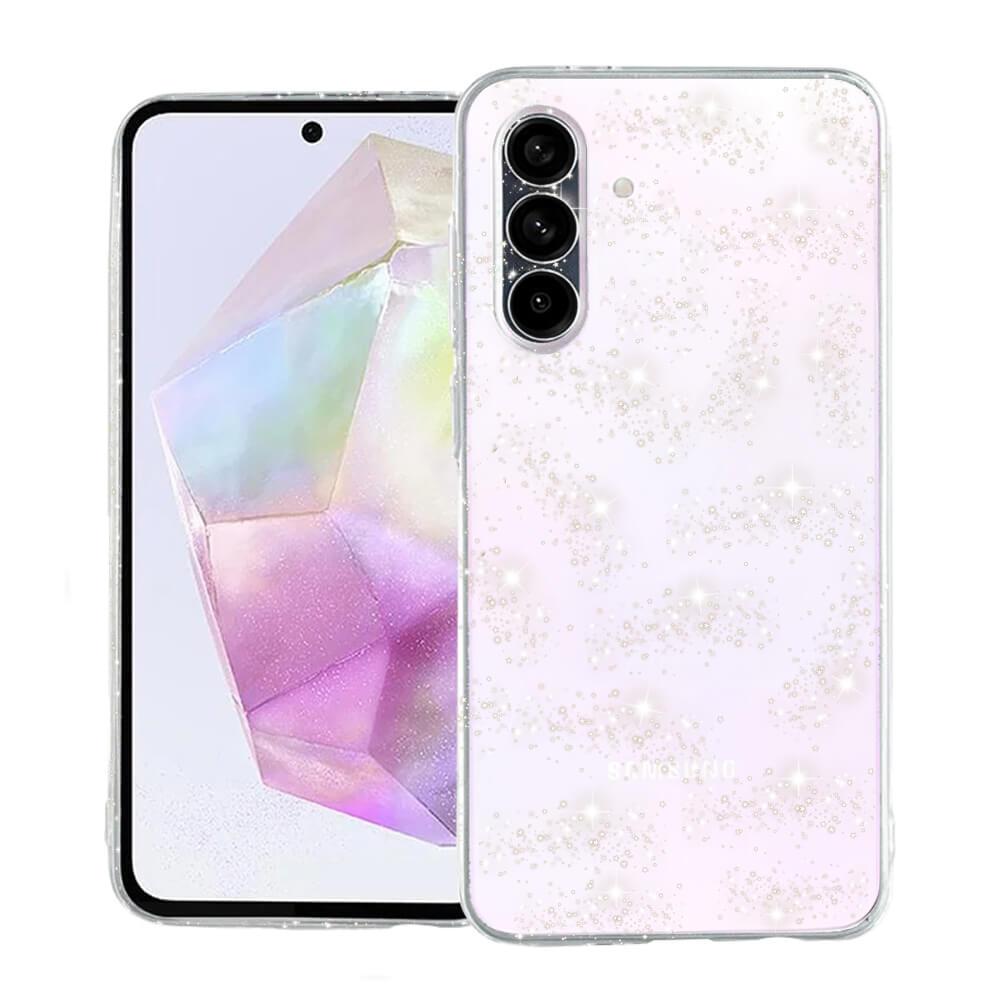 Techsuit Samsung Galaxy A36 5G - SparkleSkin - Θήκη Σιλικόνης με Glitter - Clear