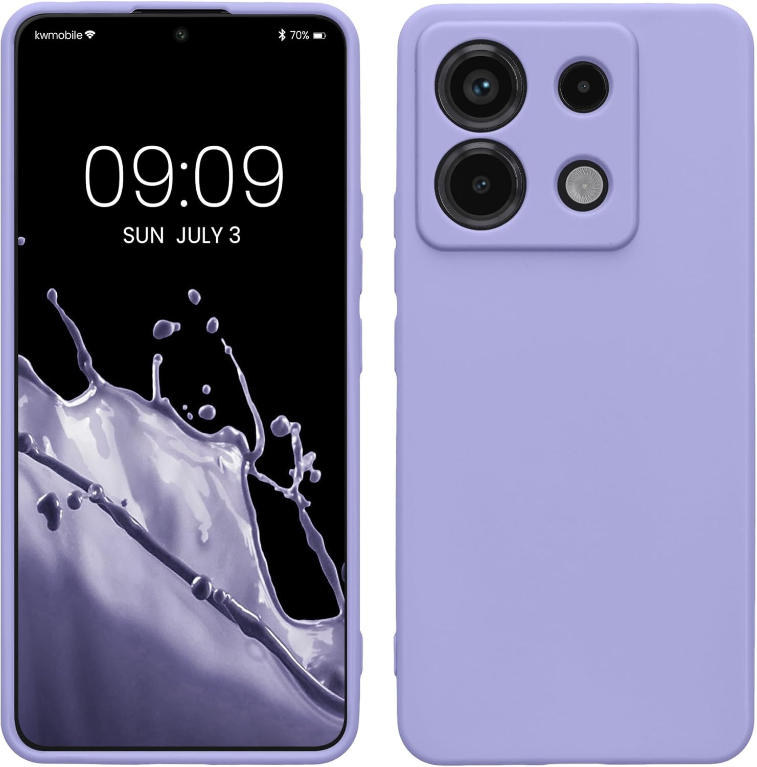 KW Xiaomi Redmi Note 13 Pro 5G / Poco X6 5G Θήκη Σιλικόνης TPU - Lavender