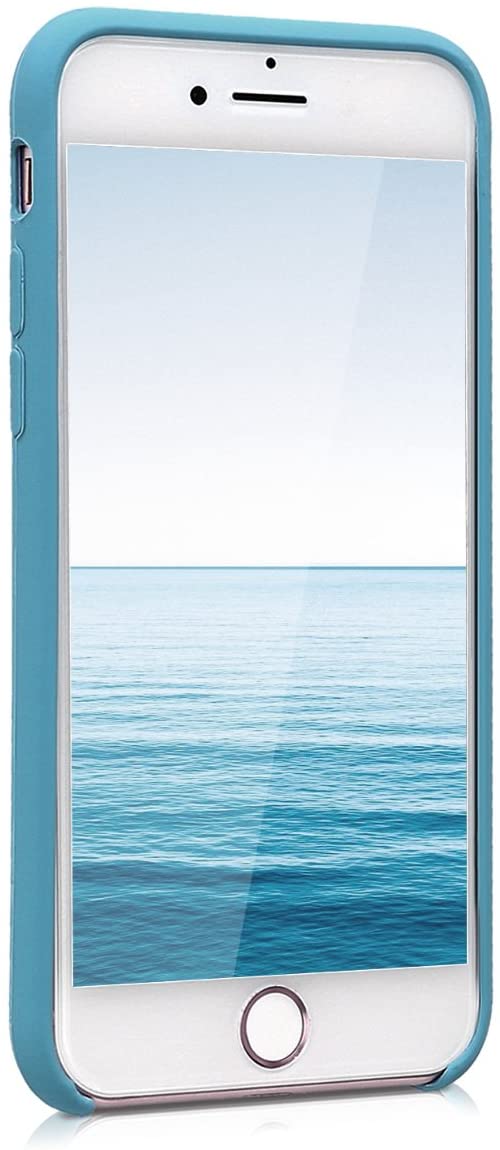 KW iPhone SE 2022 / SE 2020 / 7 / 8 Θήκη Σιλικόνης Rubber TPU - Azure Blue - 40225.113
