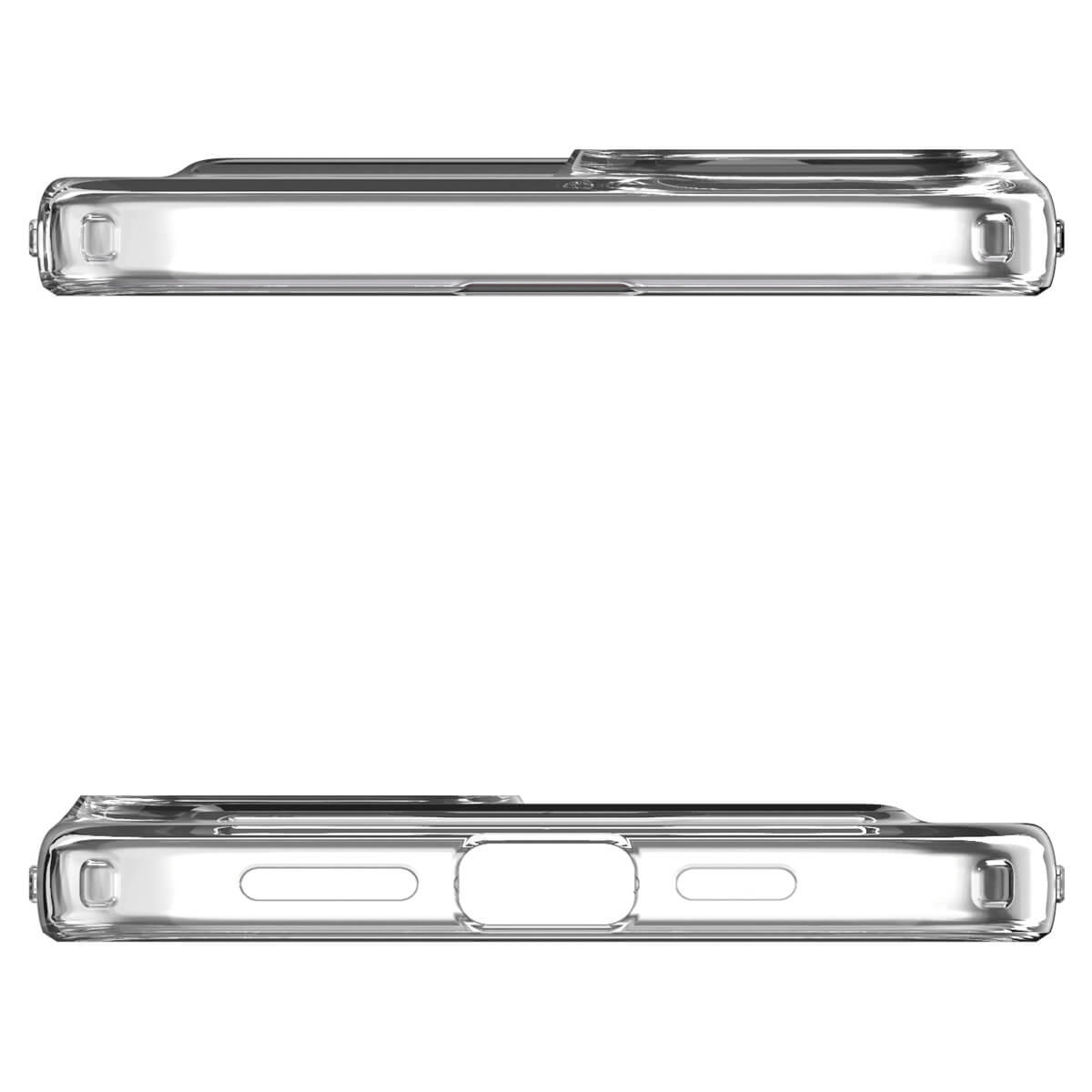 Spigen iPhone 15 Plus Crystal Slot Θήκη Σιλικόνης με Υποδοχή για Κάρτα - Crystal Clear