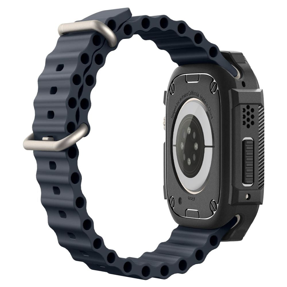 Spigen Θήκη Apple Watch Ultra (1/2/3) - 49mm Rugged Armor - Matte Black