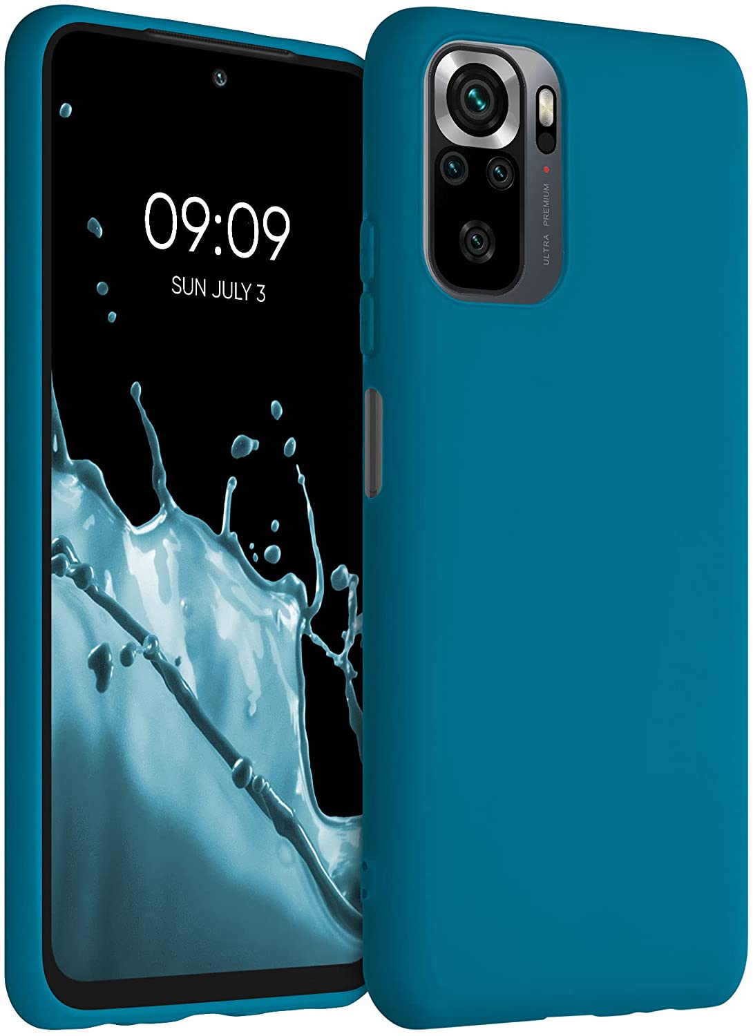 KW Xiaomi Redmi Note 10 / Note 10s / Poco M5s Θήκη Σιλικόνης TPU - Caribbean Blue - 54541.224