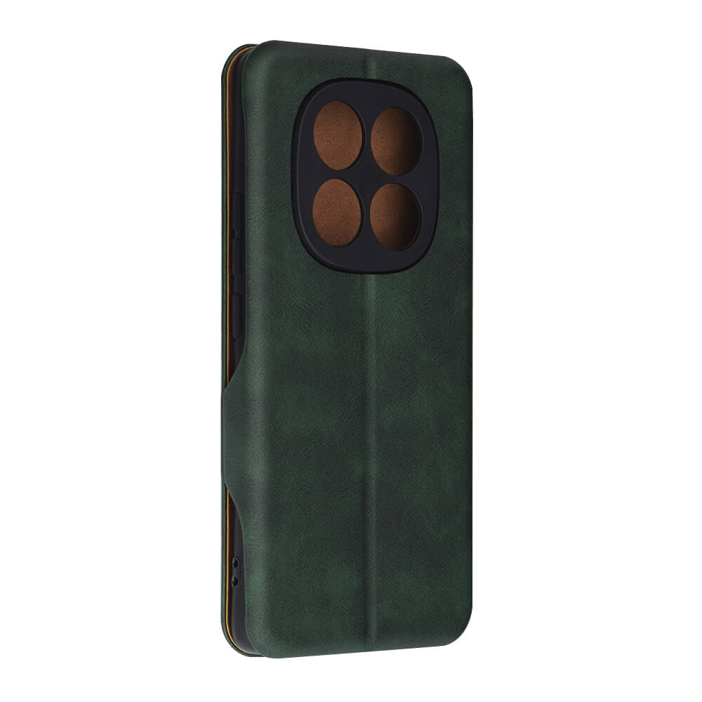 Techsuit Xiaomi Redmi Note 14 Pro 5G / Poco X7 - Safe Wallet Plus - Θήκη Βιβλίο - Green