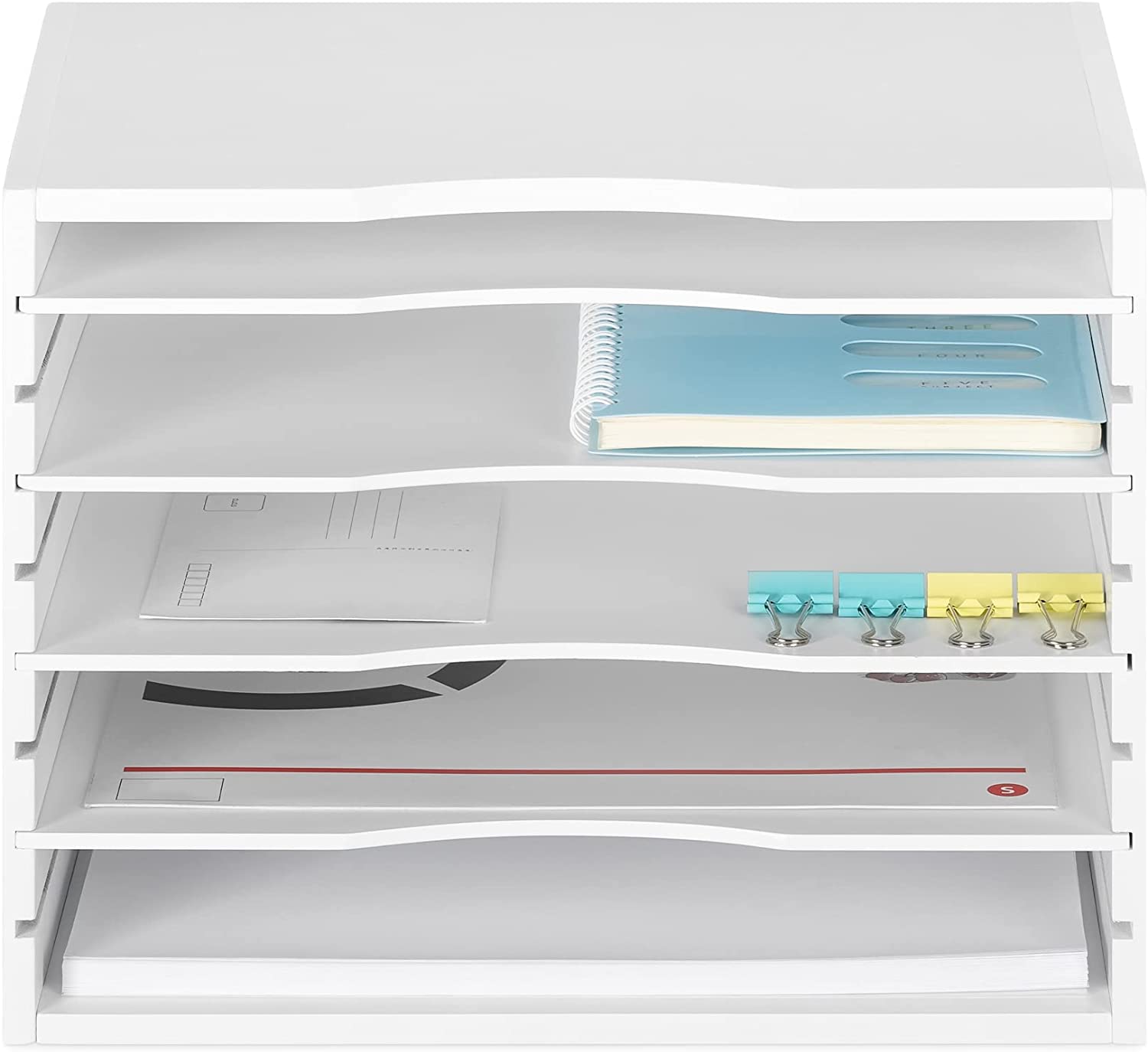 Navaris Βάση Οργάνωσης Εγγράφων από Bamboo - White - 54271.2.02