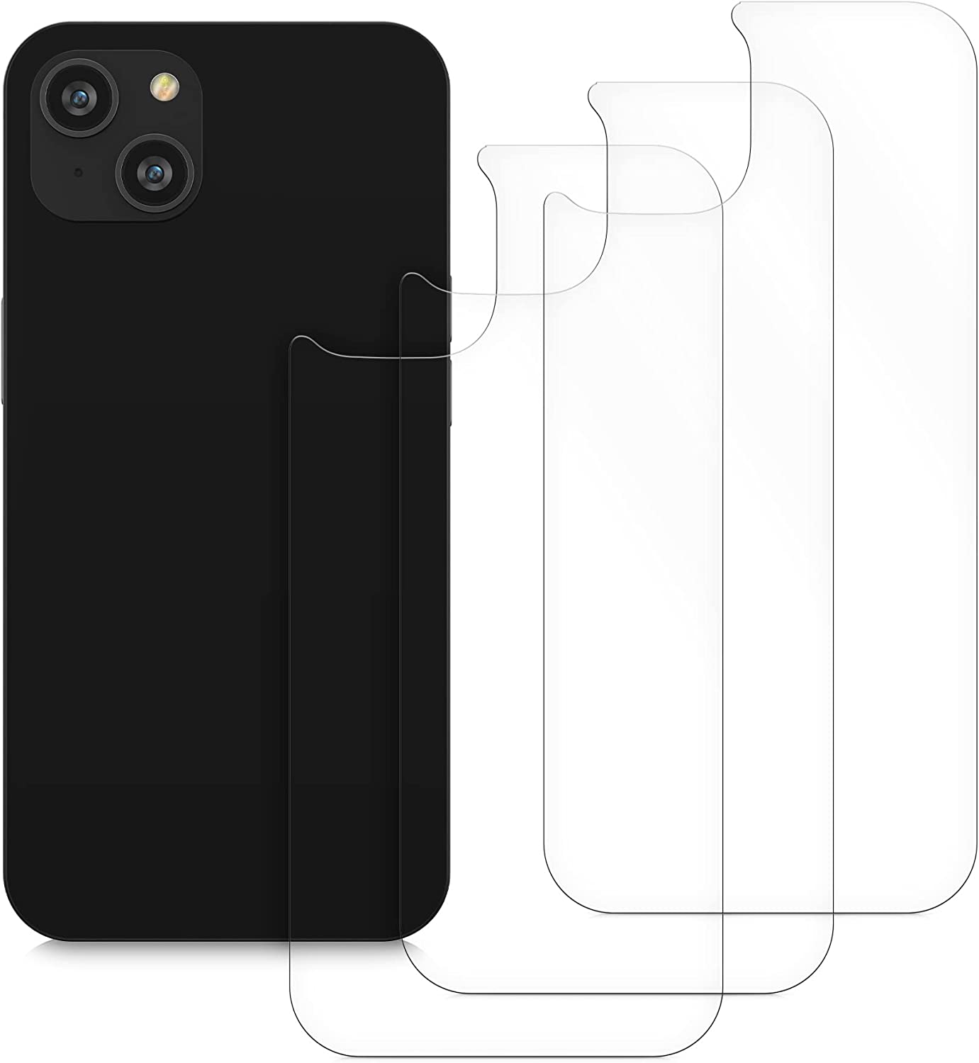 KW iPhone 14 Plus - Τρεις Μεμβράνες Προστασίας Back Cover - Διάφανες - 59222.5