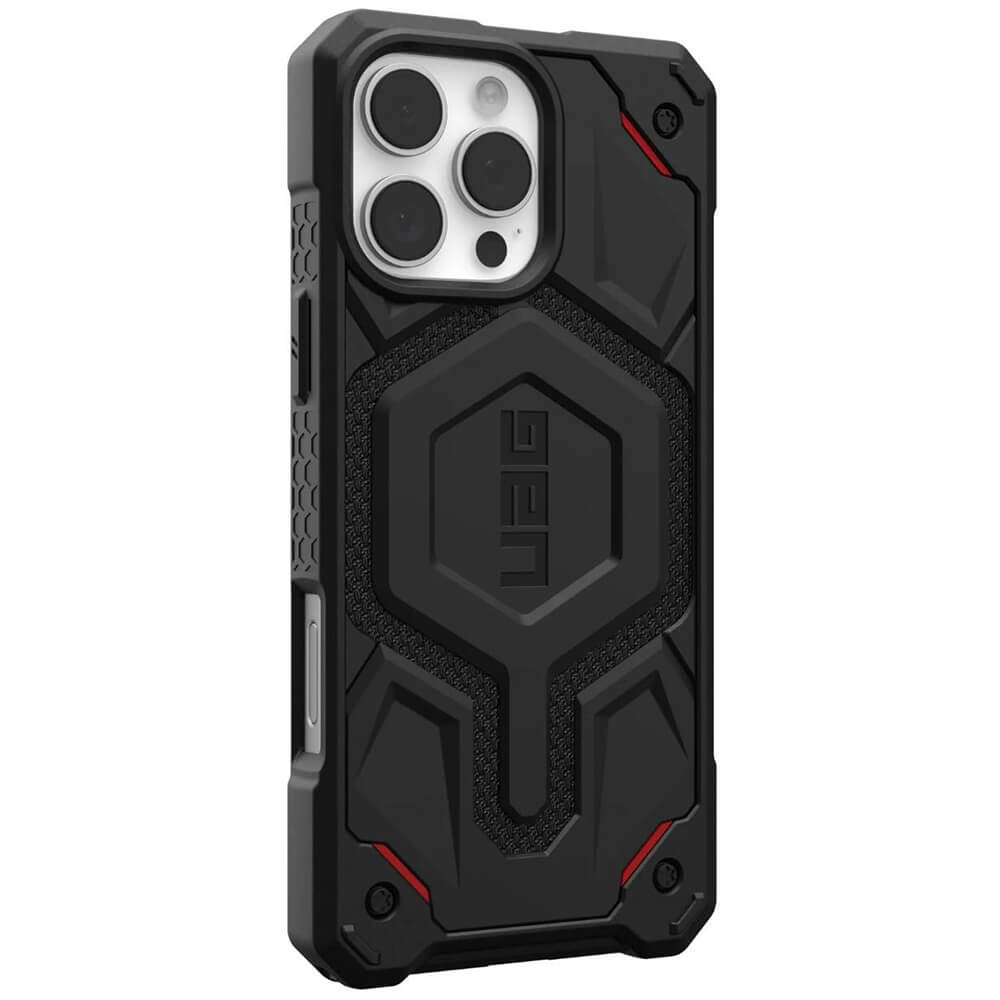 UAG iPhone 16 Pro Max Monarch Pro Kevlar Series Σκληρή Θήκη με MagSafe - Kevlar Black
