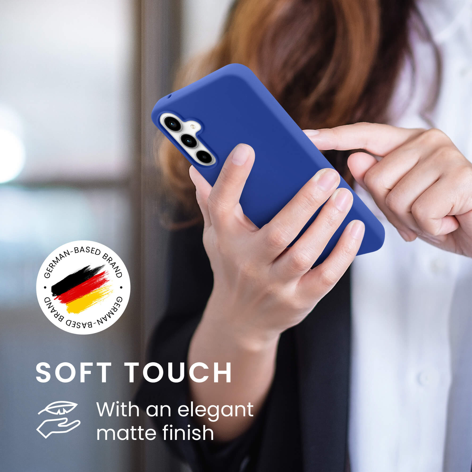 KW Samsung Galaxy A55 5G Λεπτή Θήκη Σιλικόνης TPU - Baltic Blue