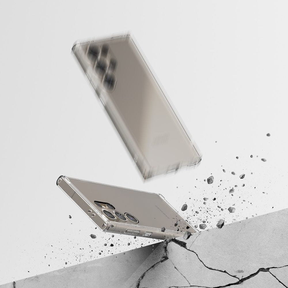 Ringke Samsung Galaxy S24 Ultra Fusion Σκληρή Θήκη με Πλαίσιο Σιλικόνης - Διάφανη