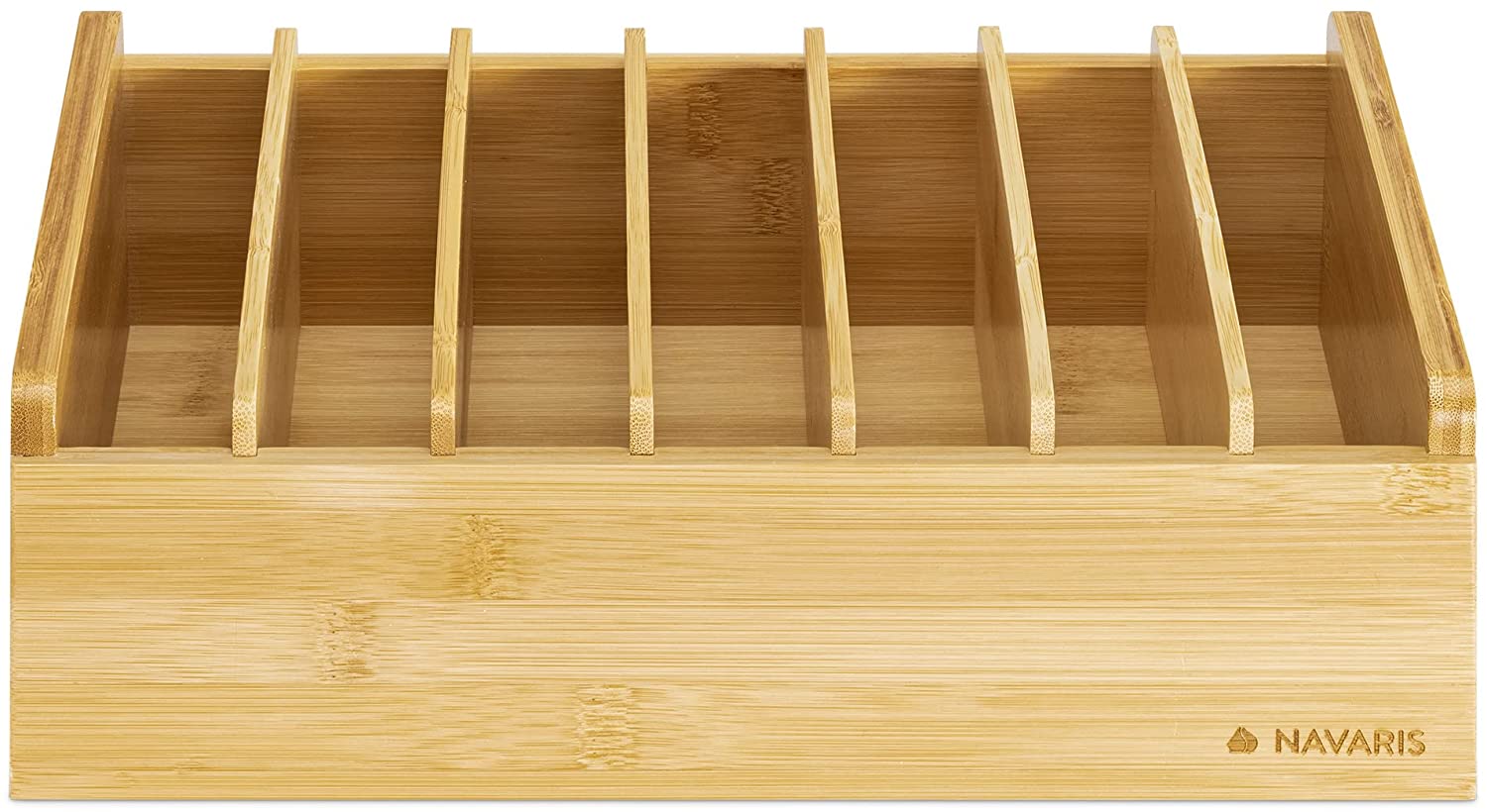 Navaris Ξύλινη Βάση Οργάνωσης από Bamboo για την Κουζίνα - Light Brown - 55220.01