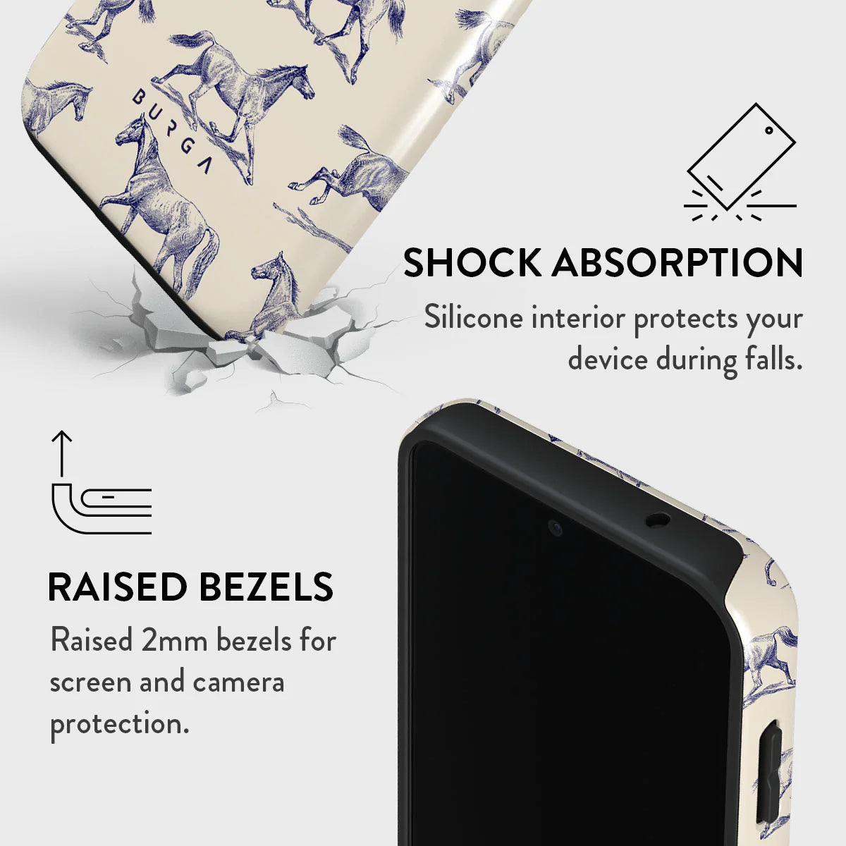 Burga Samsung Galaxy S23 FE Fashion Tough Σκληρή Θήκη - Derby Race