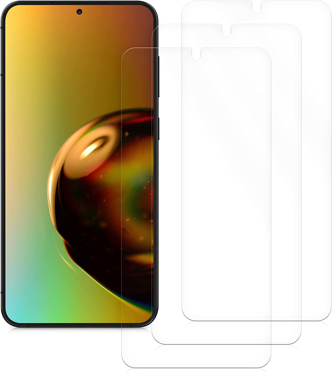 KW Samsung Galaxy S23 Plus - 3 Μεμβράνες Προστασίας Οθόνης - Διάφανες - 60301.1