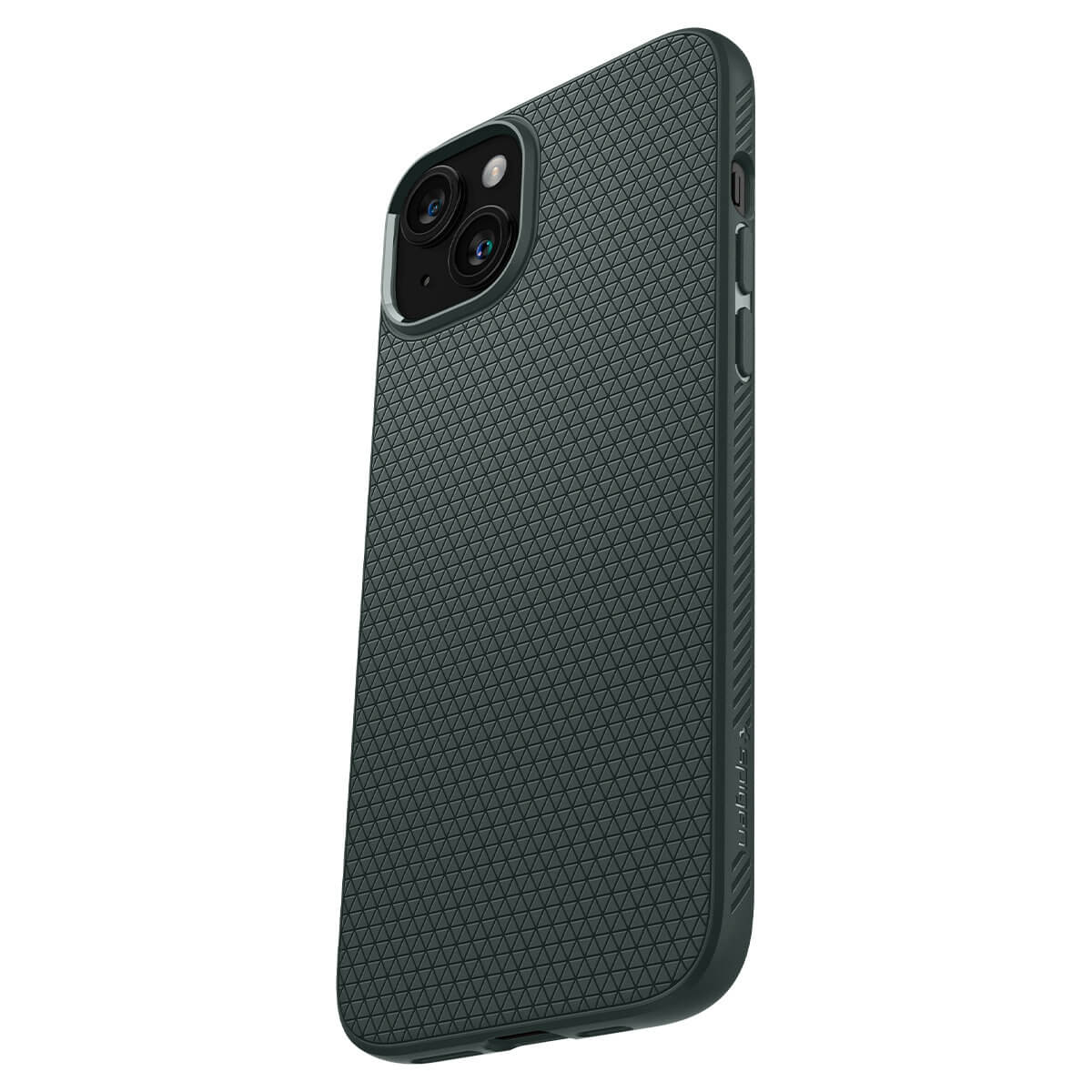 Spigen iPhone 15 Plus Liquid Air Θήκη Σιλικόνης - Abyss Green