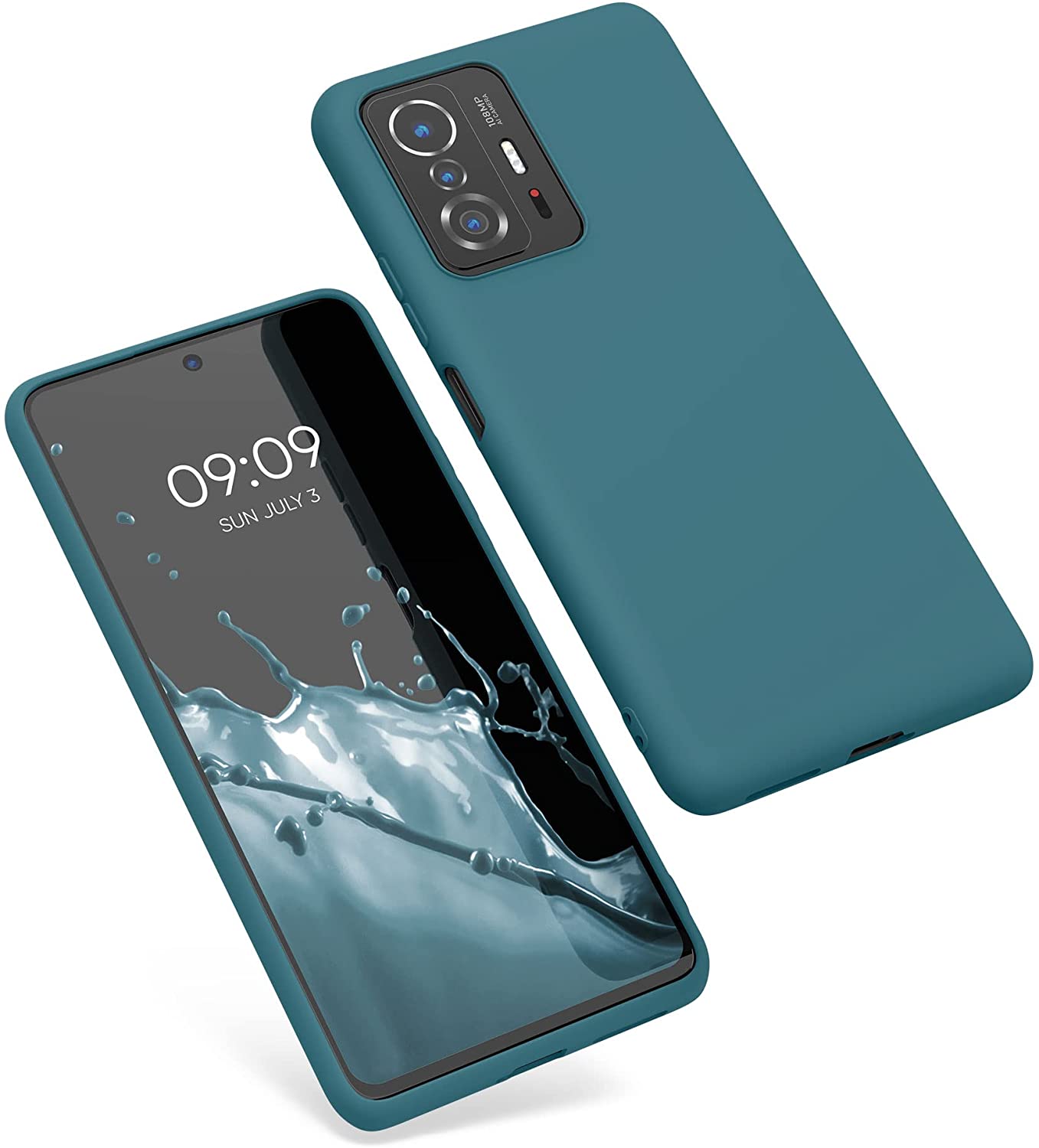 KW Xiaomi 11T / 11T Pro Θήκη Σιλικόνης TPU - Matte Petrol - 56245.57