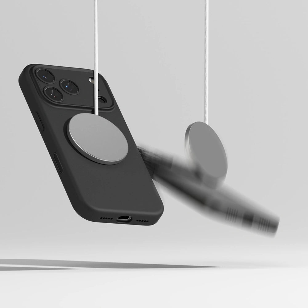 Ringke iPhone 17 Pro - Silicone Magnetic MagSafe - Θήκη Σιλικόνης με MagSafe - Black