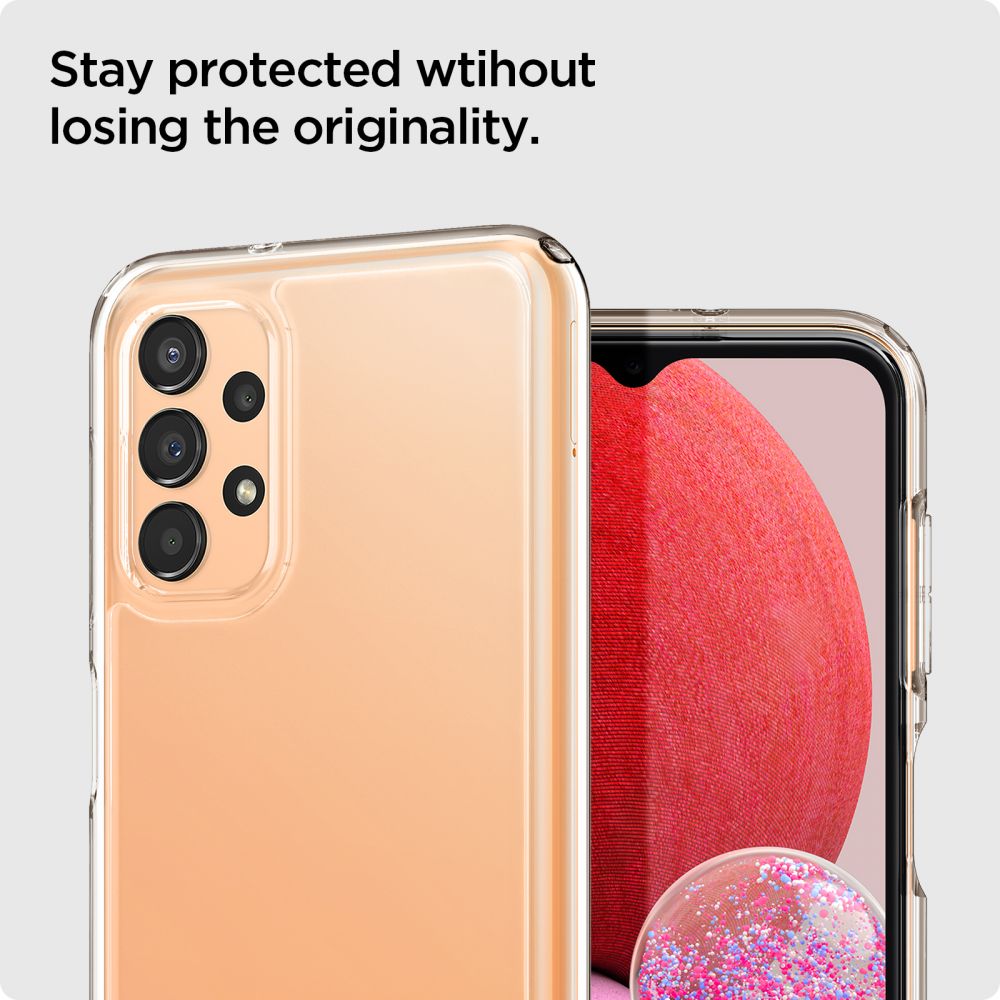 Spigen Samsung Galaxy A13 4G - Ultra Hybrid Σκληρή Θήκη με Πλαίσιο Σιλικόνης - Crystal Clear