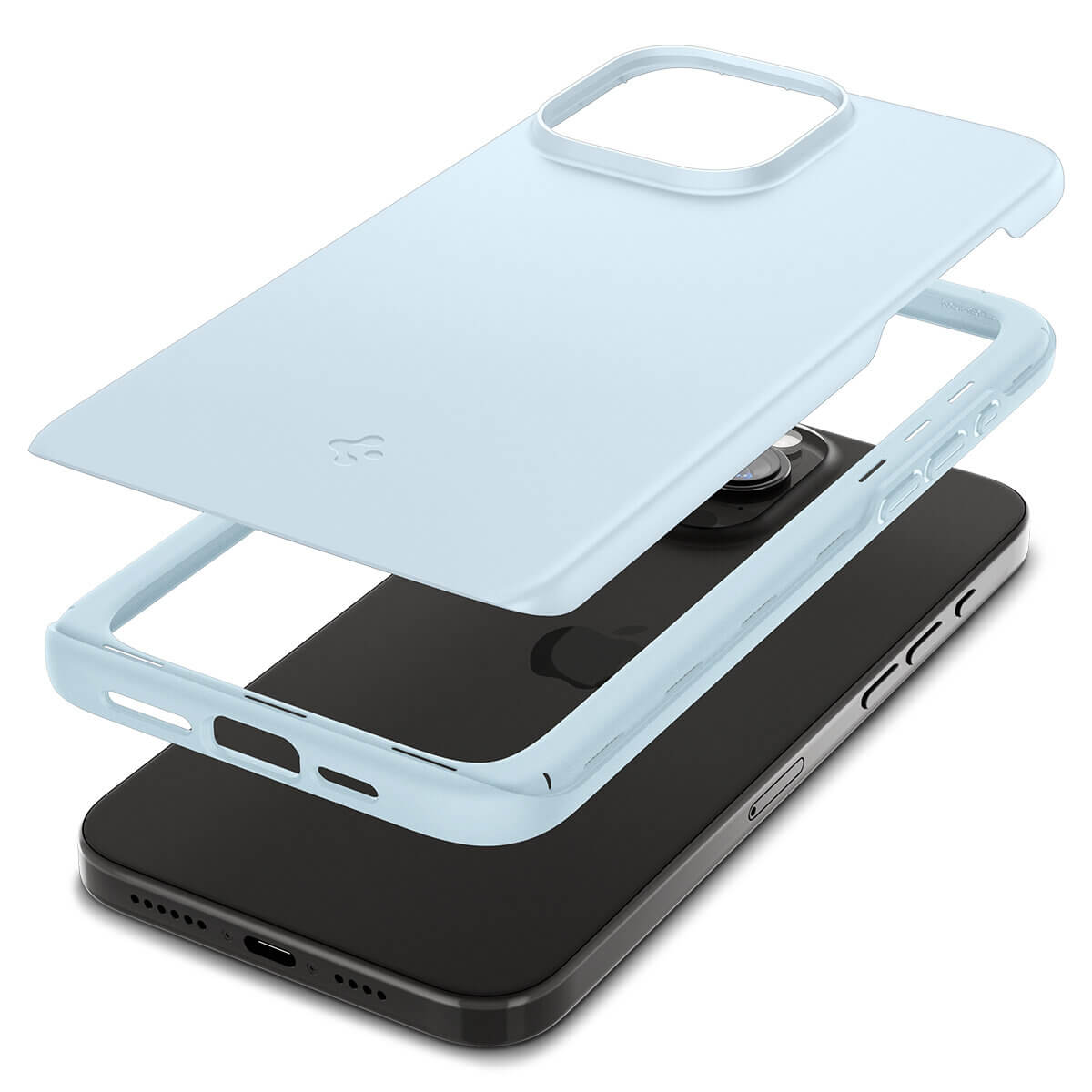 Spigen iPhone 15 Pro Max Thin Fit Σκληρή Θήκη - Mute Blue