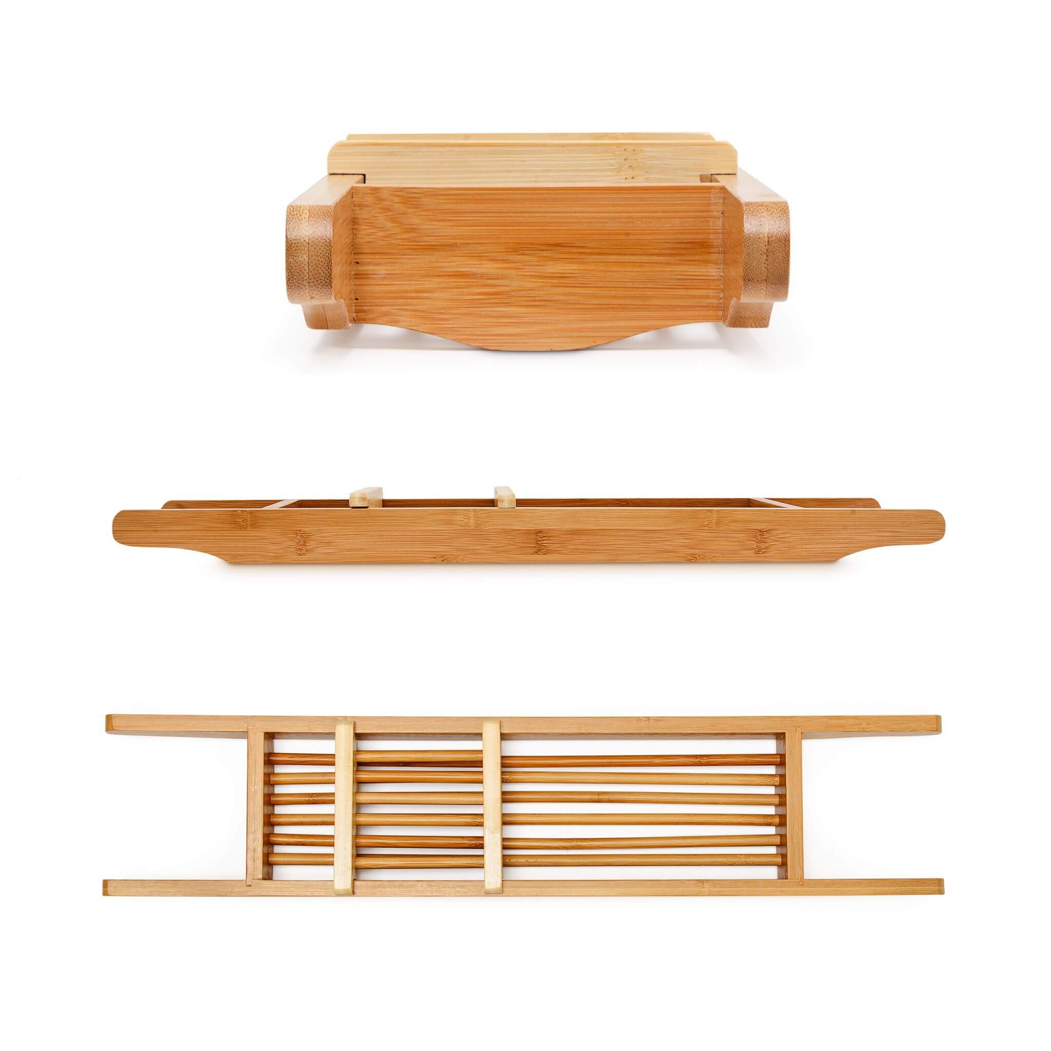 Relaxdays Ξύλινη Βάση από Μπαμπού για τη Μπανιέρα - Natural - 4052025187910