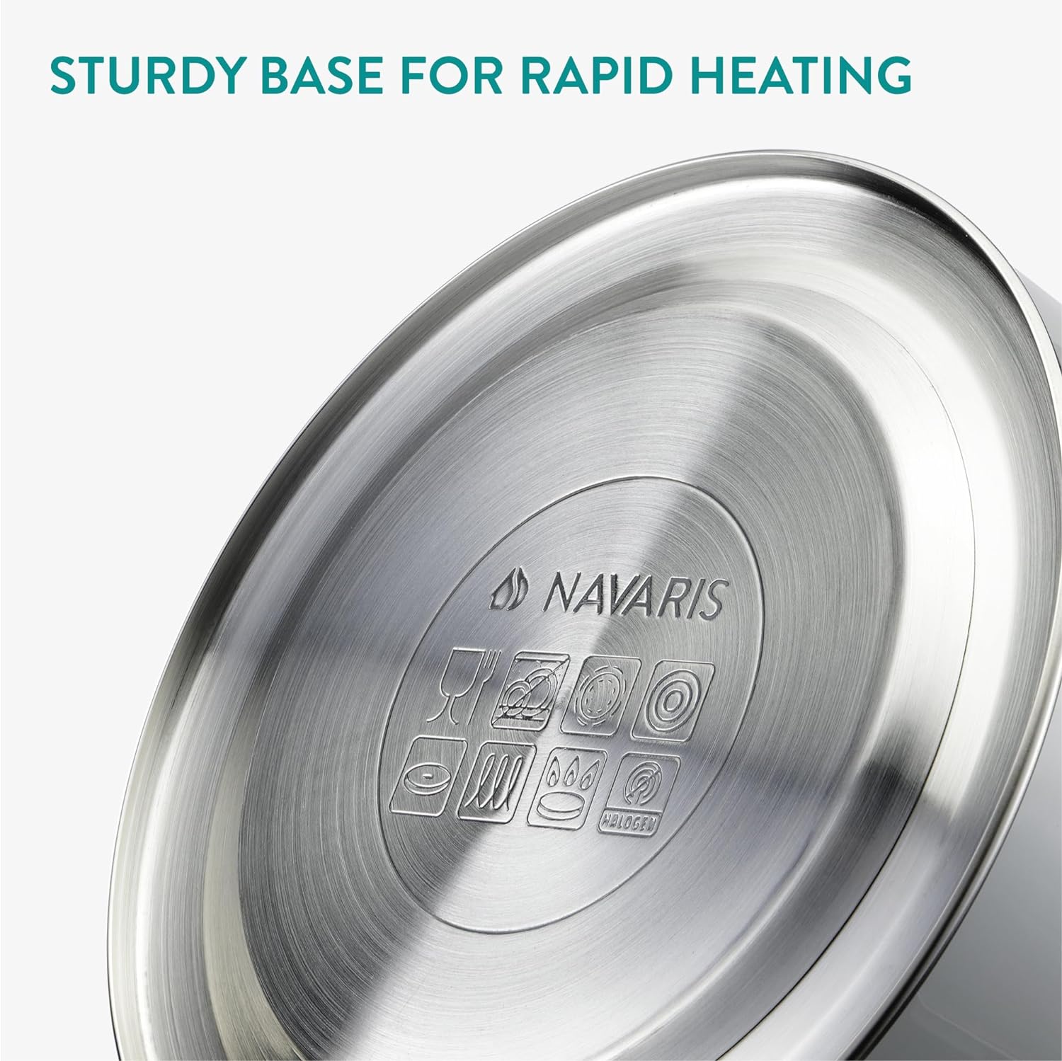 Navaris Βραστήρας Σφυρίγματος από Ανοξείδωτο Ατσάλι - 2.8 L - Grey - 61696.02