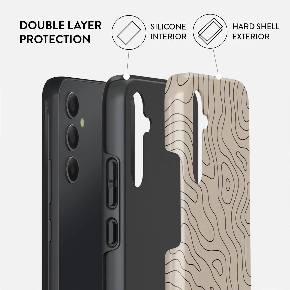 Burga Samsung Galaxy A35 5G Fashion Tough Σκληρή Θήκη - Wild Terrain