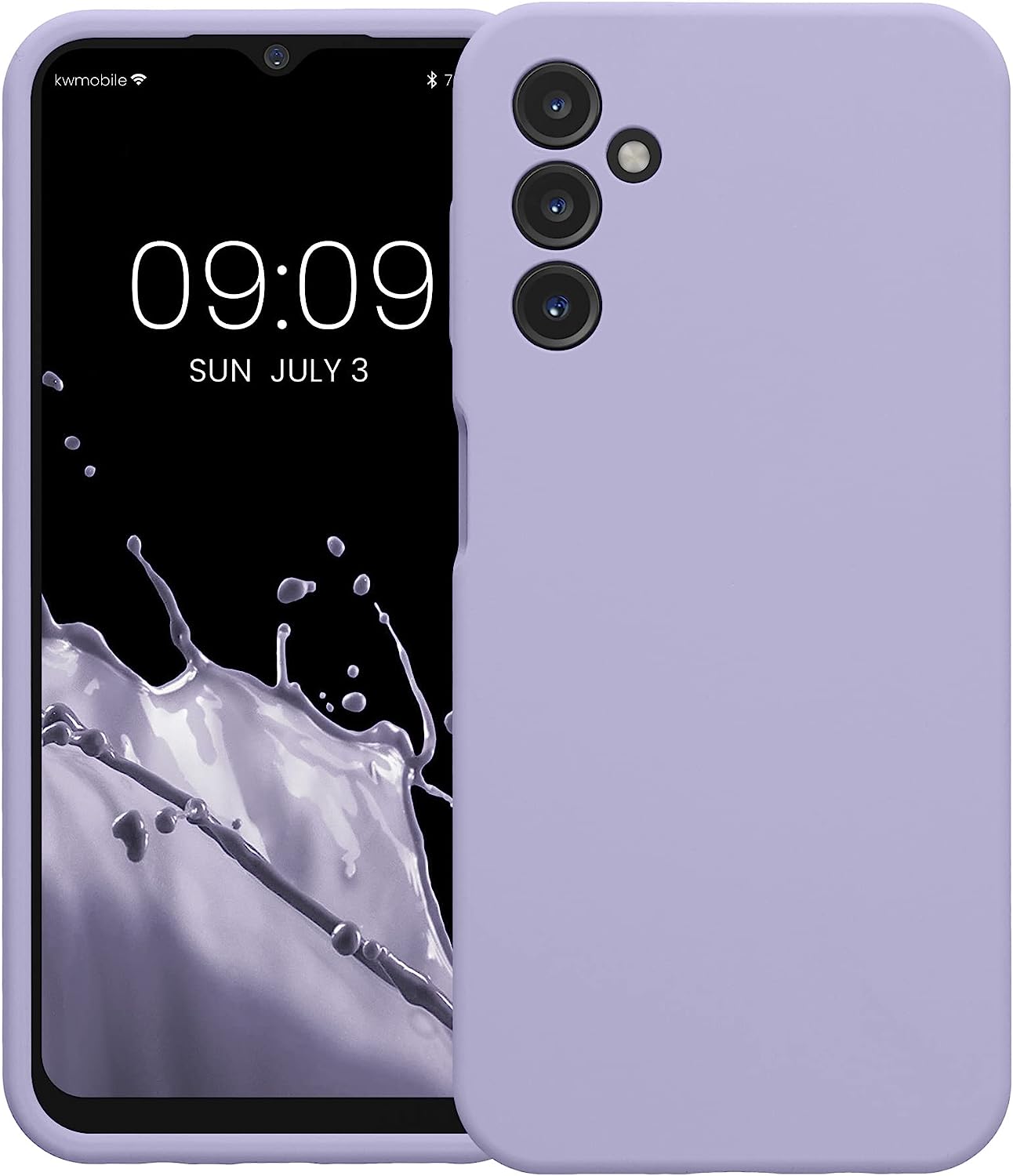 KW Samsung Galaxy A14 5G Θήκη Σιλικόνης Rubber TPU - Lavender - 60808.108