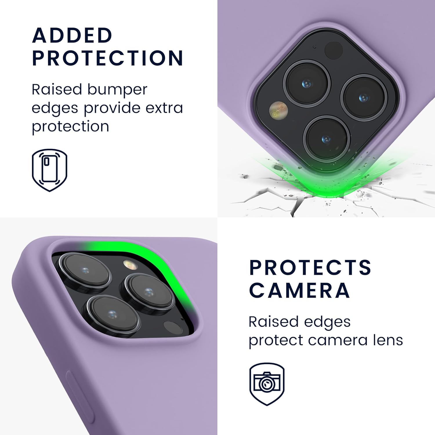 KW iPhone 15 Pro Max Θήκη Σιλικόνης Rubberized TPU - Violet Purple