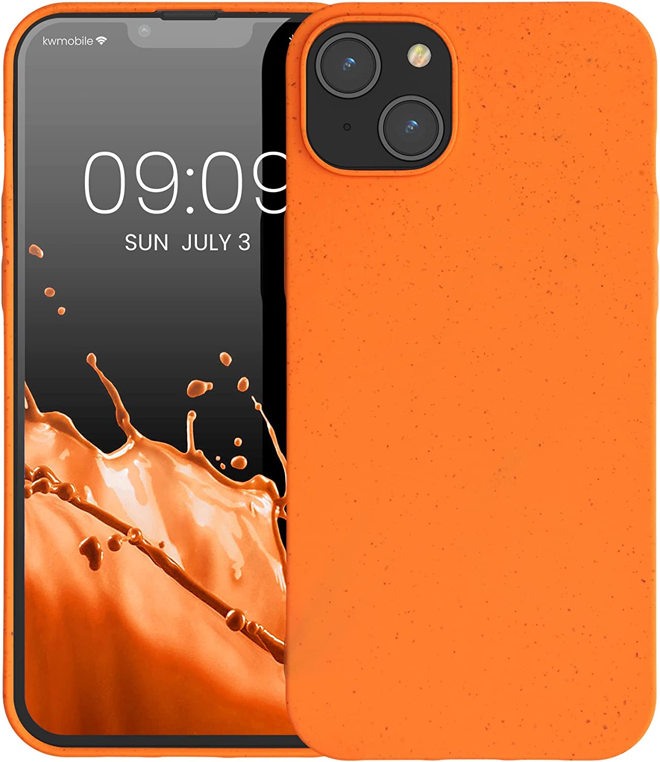 Kalibri iPhone 14 Plus Θήκη Σιλικόνης TPU με Ανακυκλώσιμο και Βιοδιασπώμενο Υλικό - Fruity Orange - 59218.150