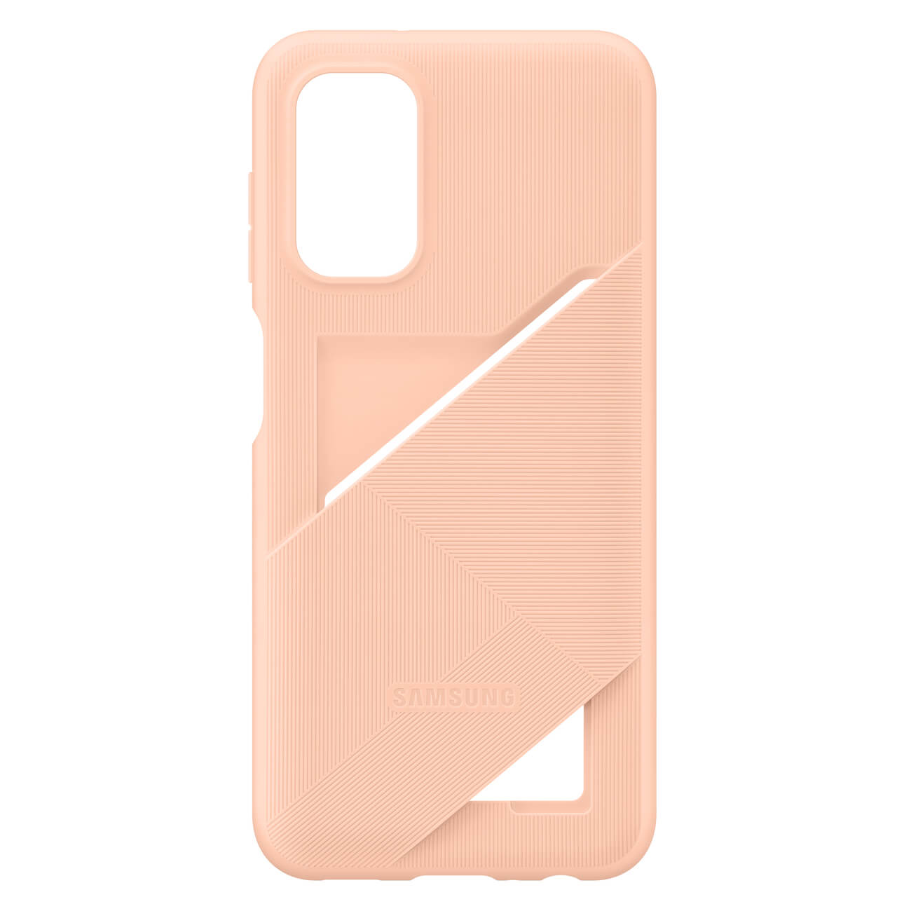 Samsung Card Slot Cover Samsung Galaxy A13 4G Θήκη Σιλικόνης με Υποδοχή για Κάρτα - Peach - EF-OA135TPEGWW