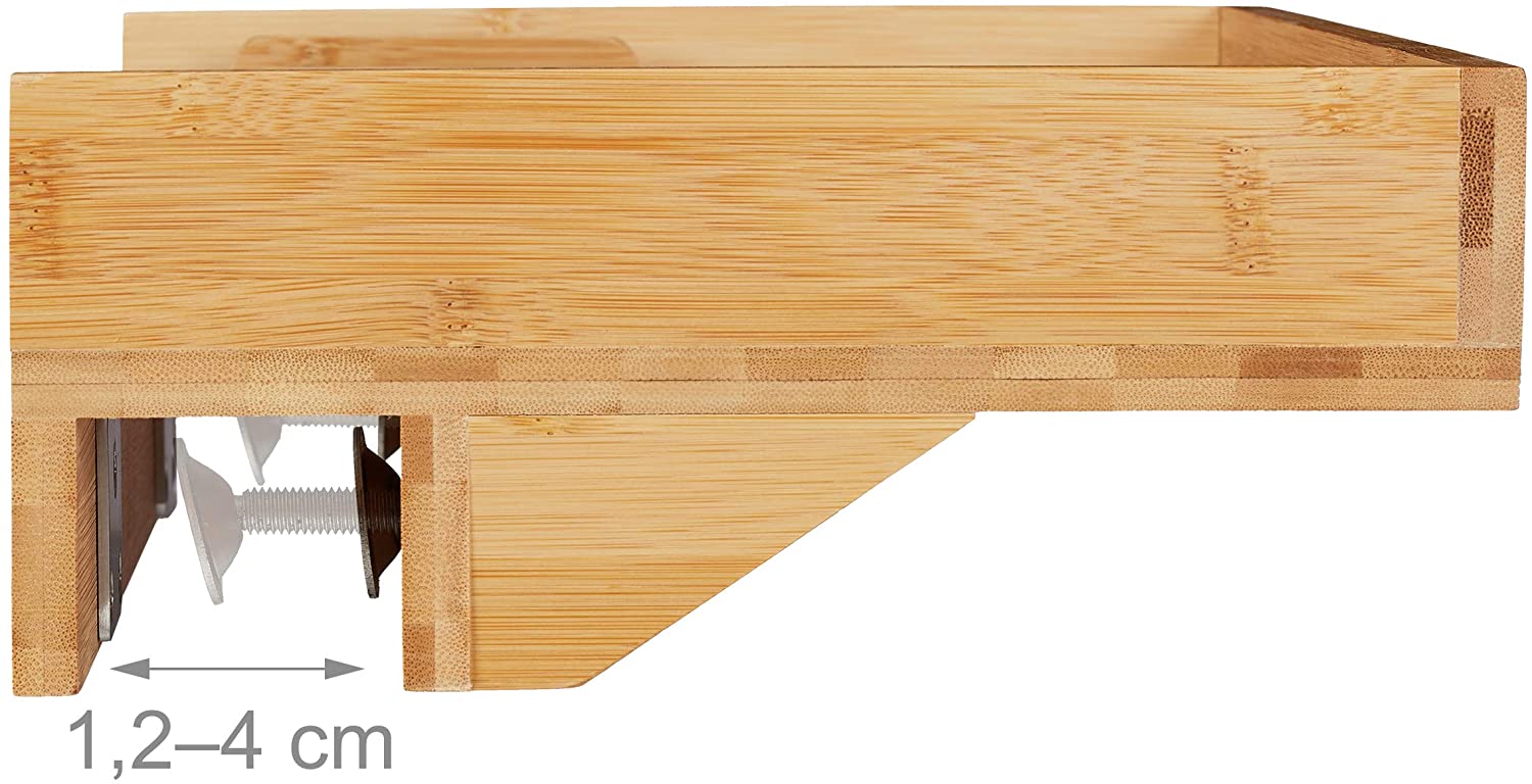 Relaxdays Κρεμαστό Κομοδίνο από Μπαμπού - Natural - 4052025227616