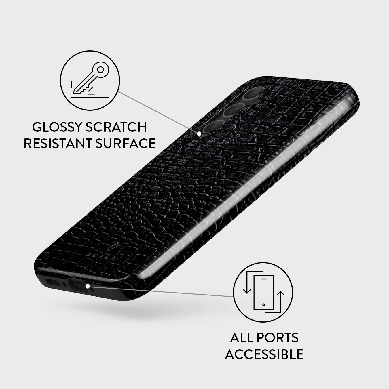 Burga Samsung Galaxy A35 5G Fashion Tough Σκληρή Θήκη - Reaper's Touch